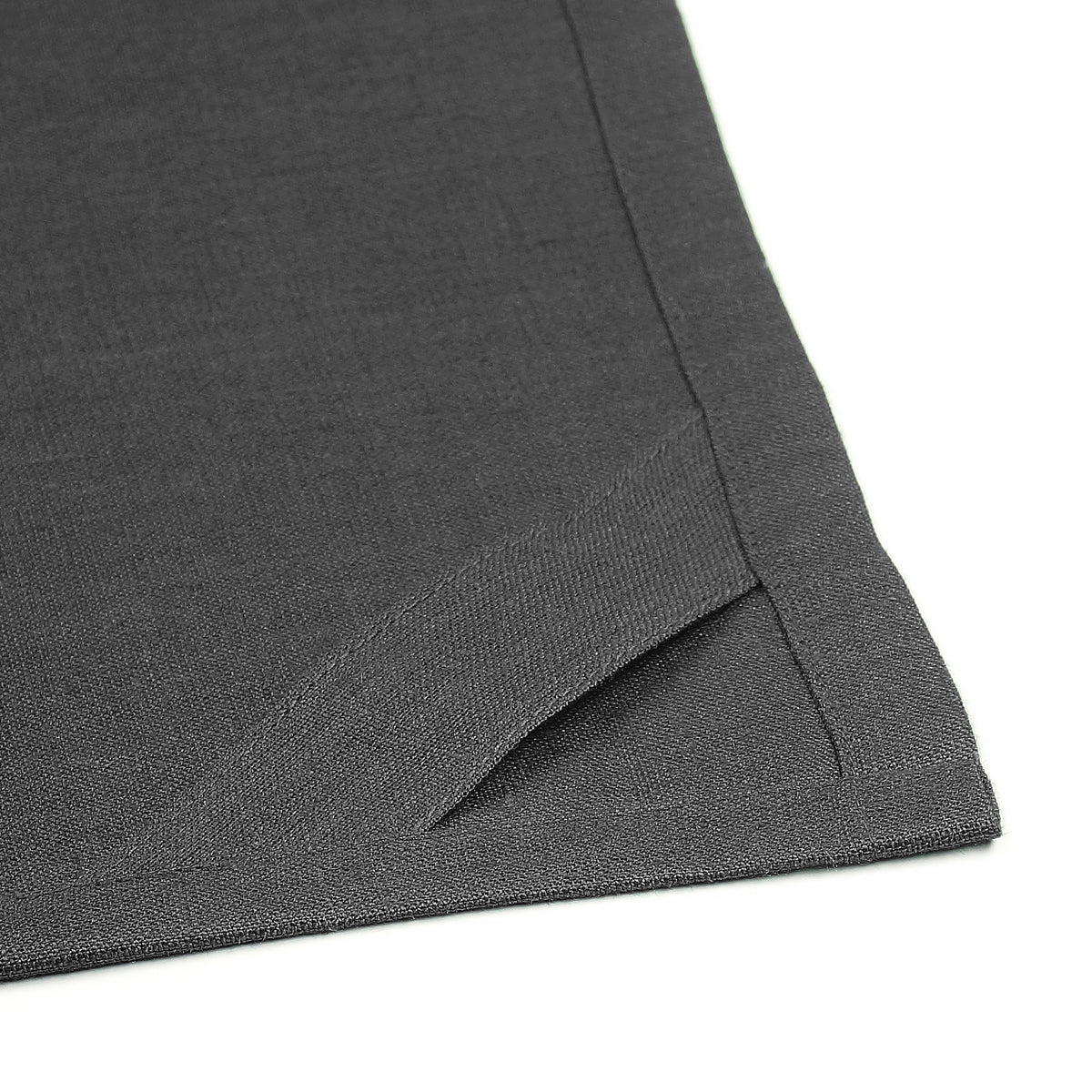 Charcoal Grey Linen Kitchen Towel, 17 x 26 inch, 3 pcs