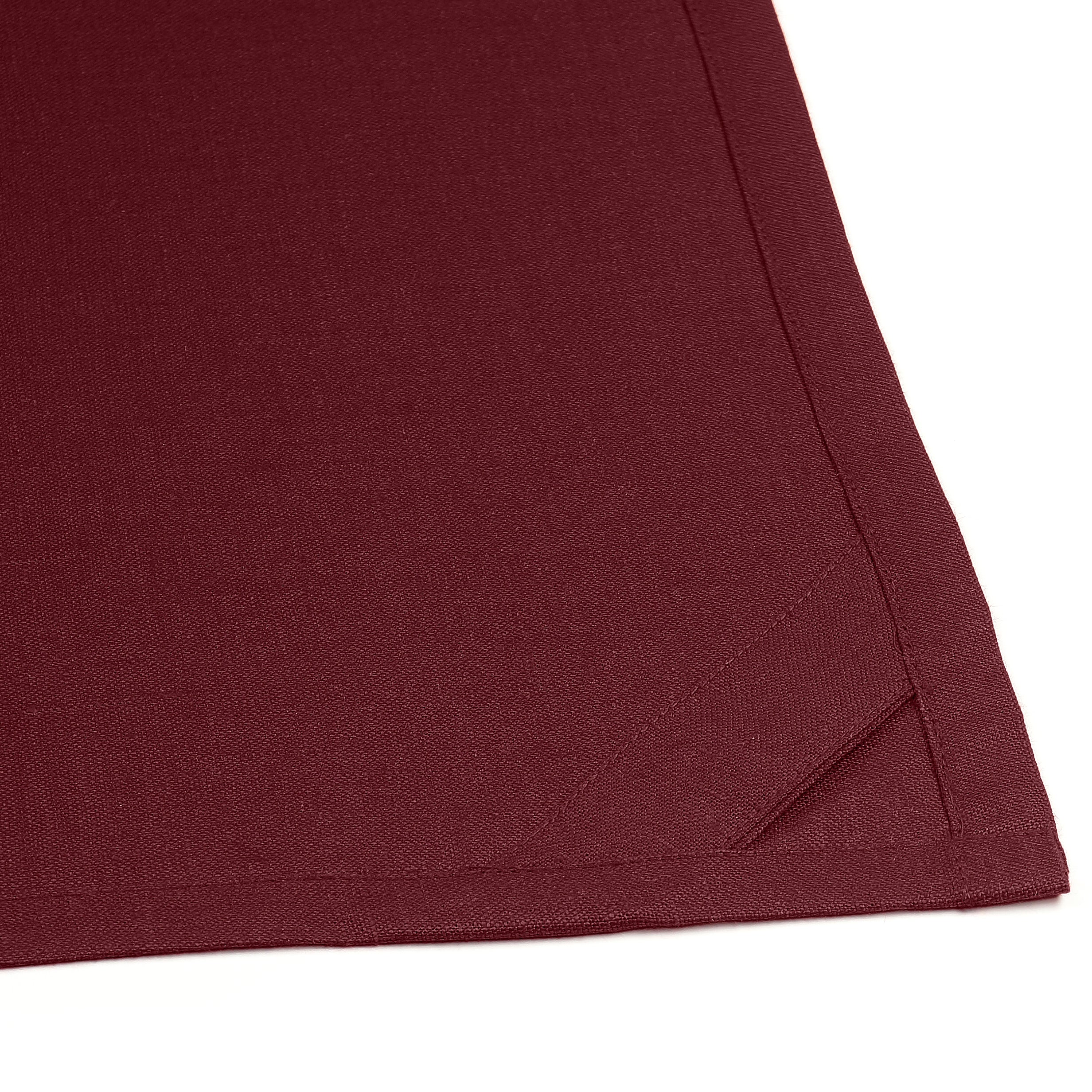 Dark Red Linen Kitchen Towel, 17 x 26 inch, 3 pcs