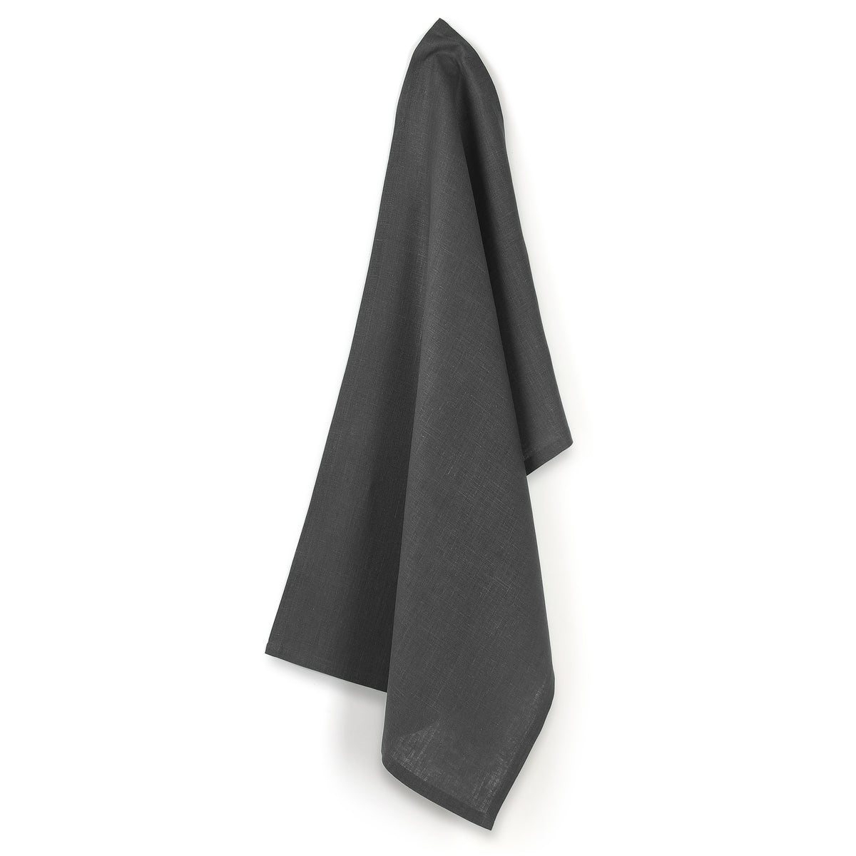 Charcoal Grey Linen Kitchen Towel, 17 x 26 inch, 3 pcs