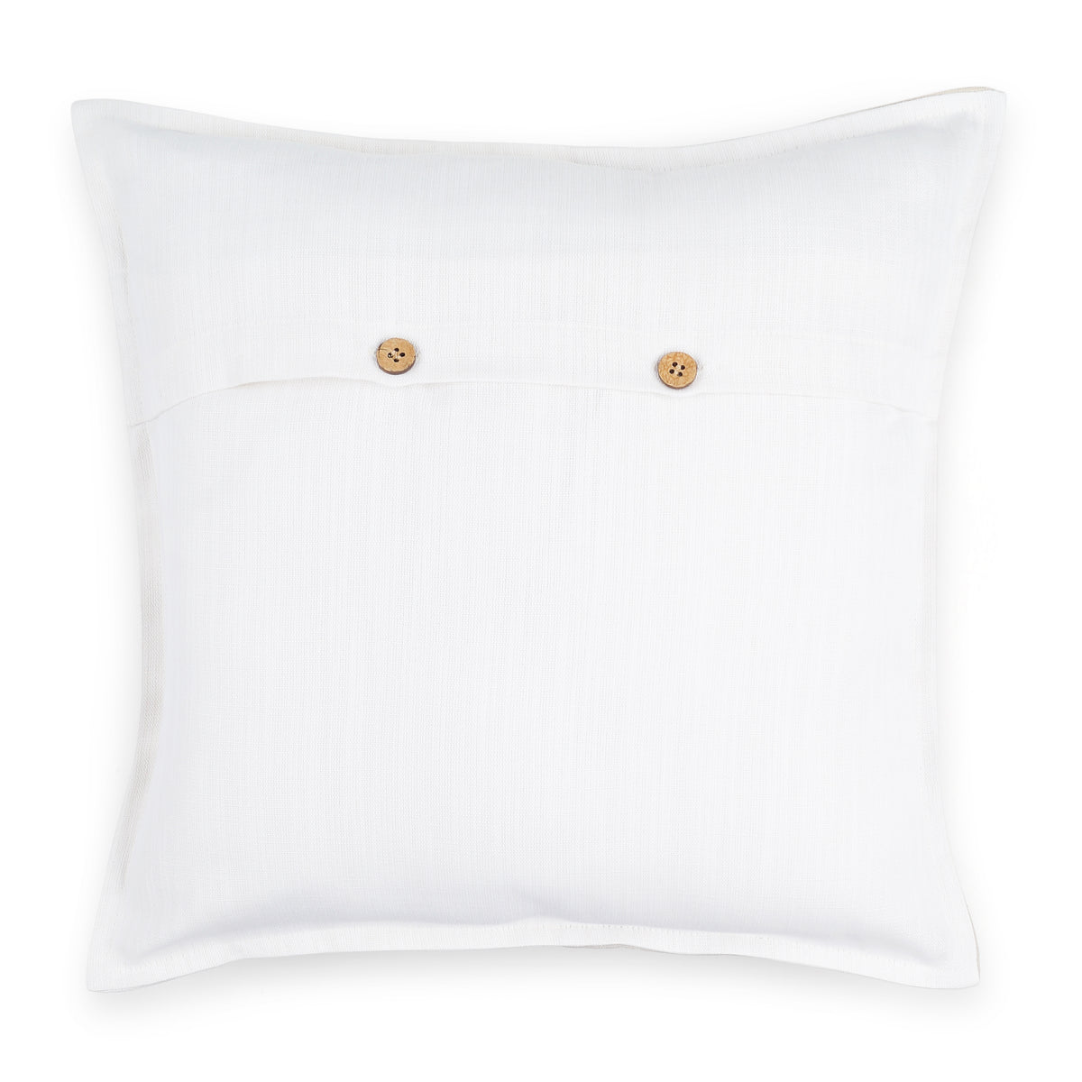 Yin Yang Pillow Cover - White and Natural