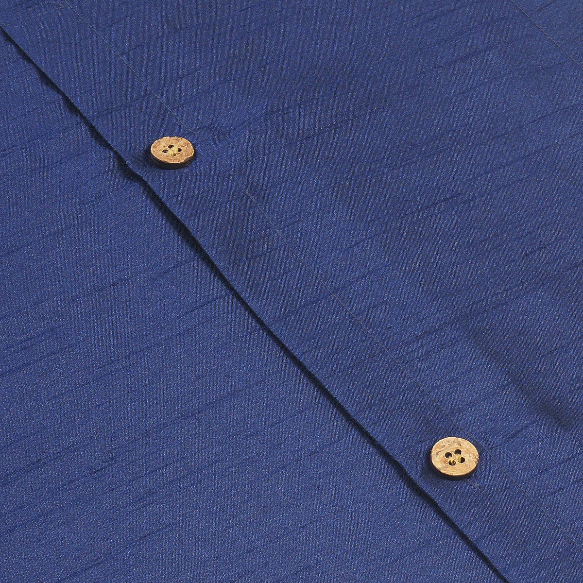 Silque Pillow Cover - Navy Blue