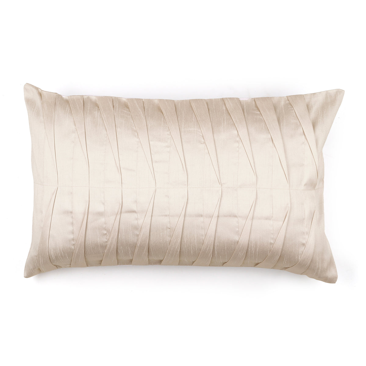 Rippled Harmony Pillow Cover Rectangle - Natural