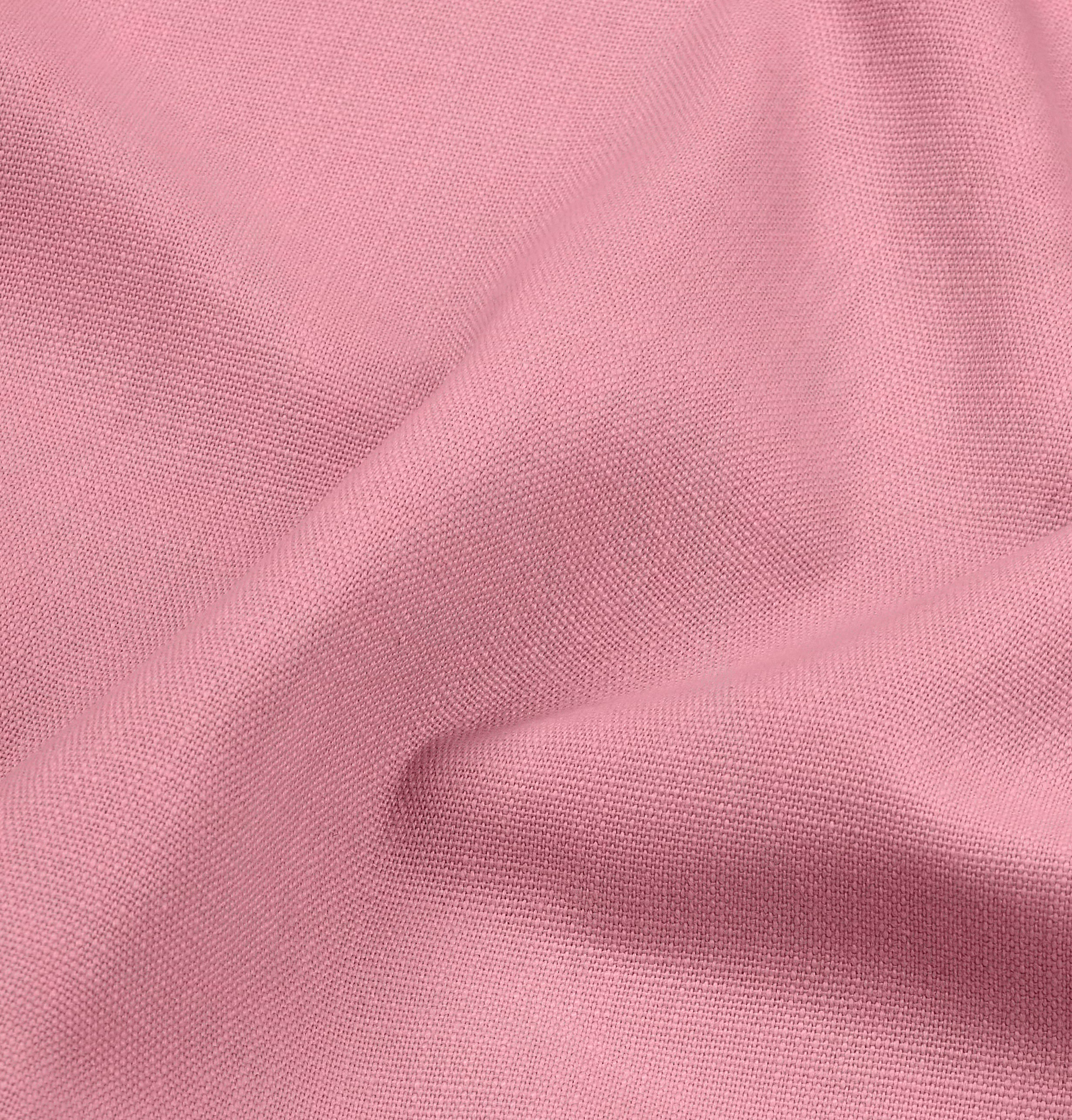 Dusty pink faux linen tablecloth with matching D'Moksha table linens