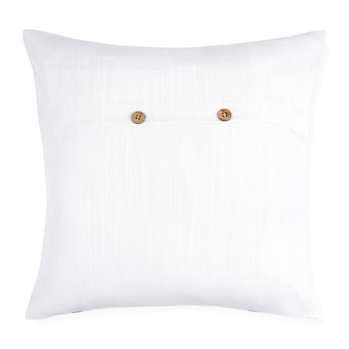 Drift Pillow Cover - White and Blue