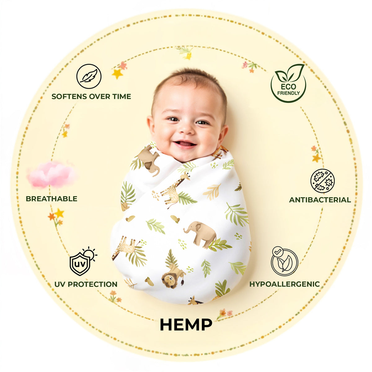 Roar & Snore Blanket, 47 x 47 inch, Pack of 2