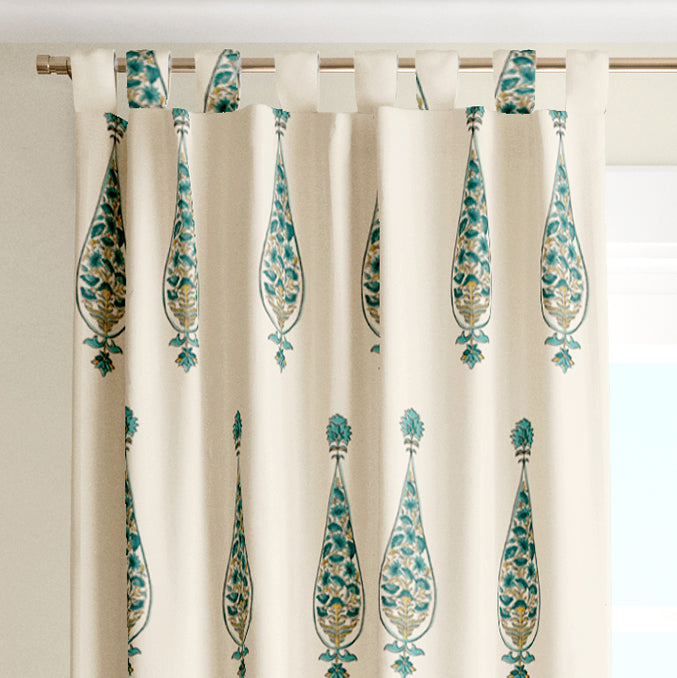Emerald Elegance Curtain