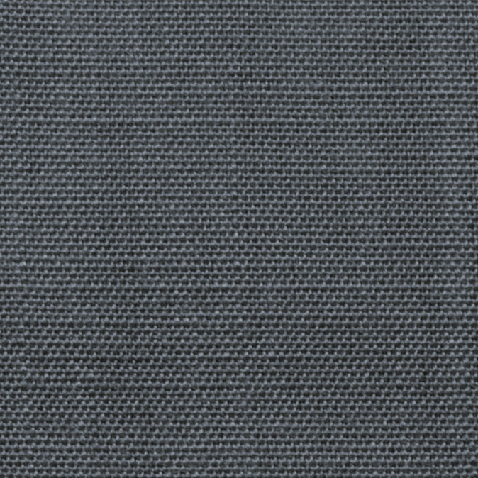 Charcoal Grey Faux Linen with Sheer Jute Overlay Curtain