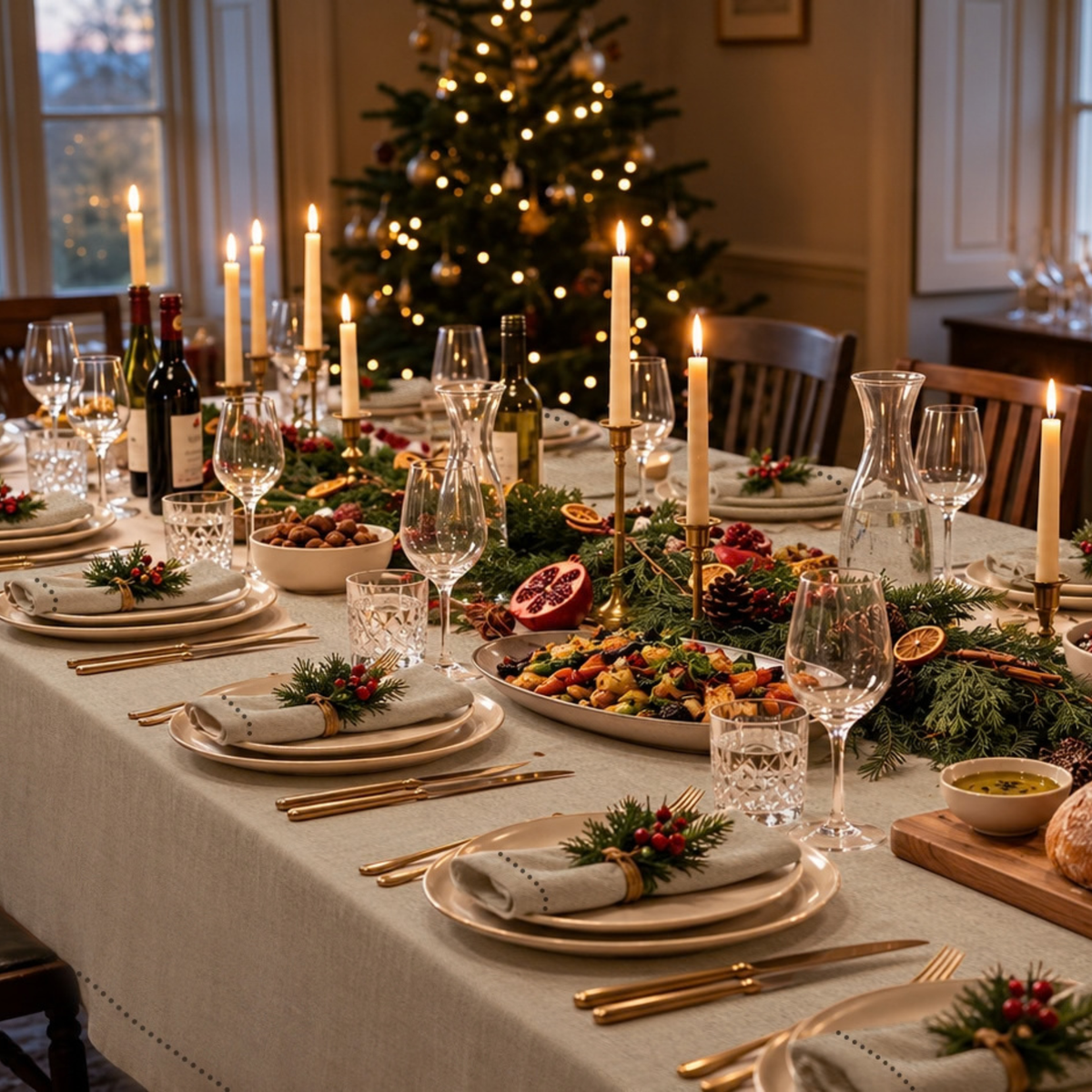 Christmas Table Decor Ideas: From Linens to Festive Details