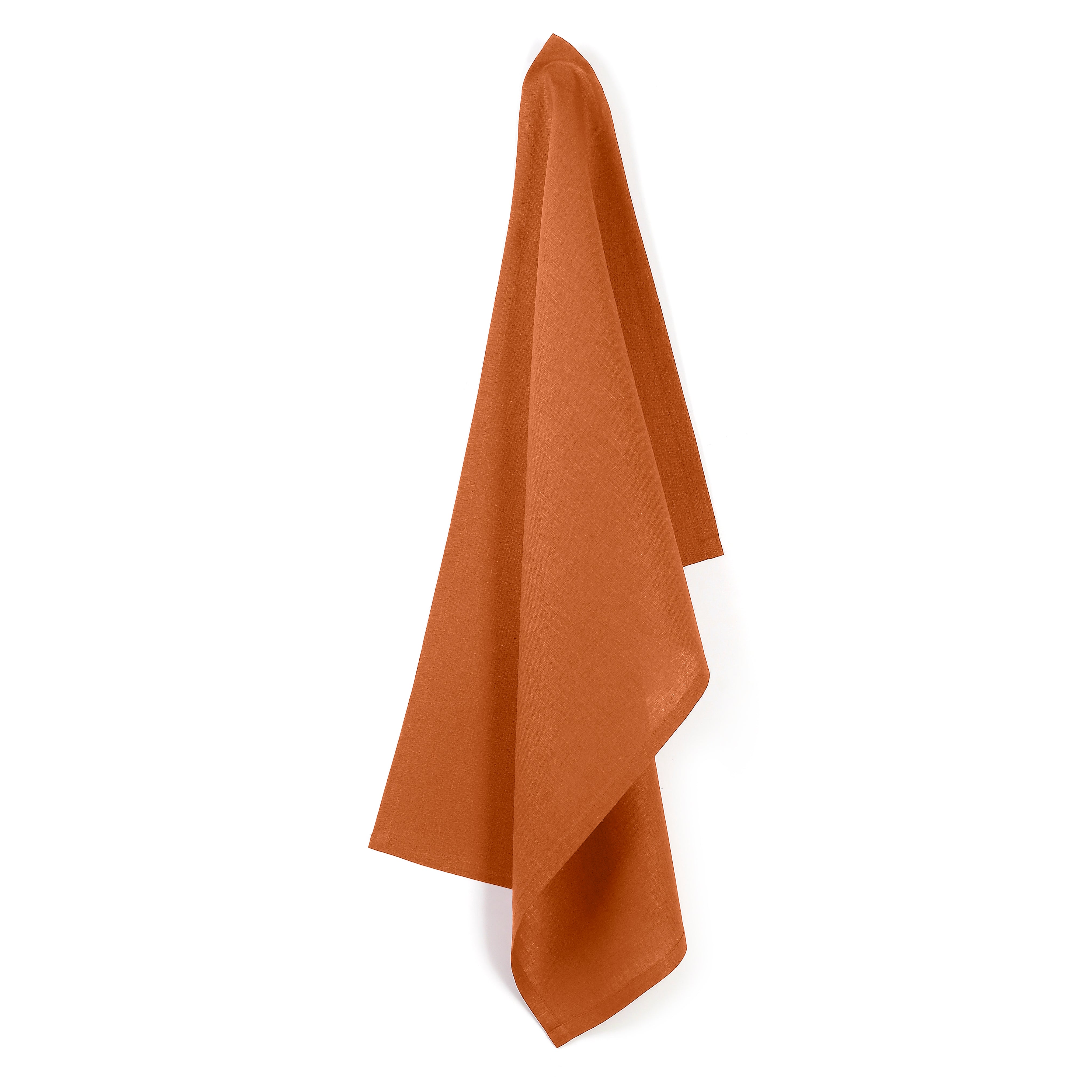 Rust Linen Kitchen Towel, 19 x 29 inch, 4 pcs