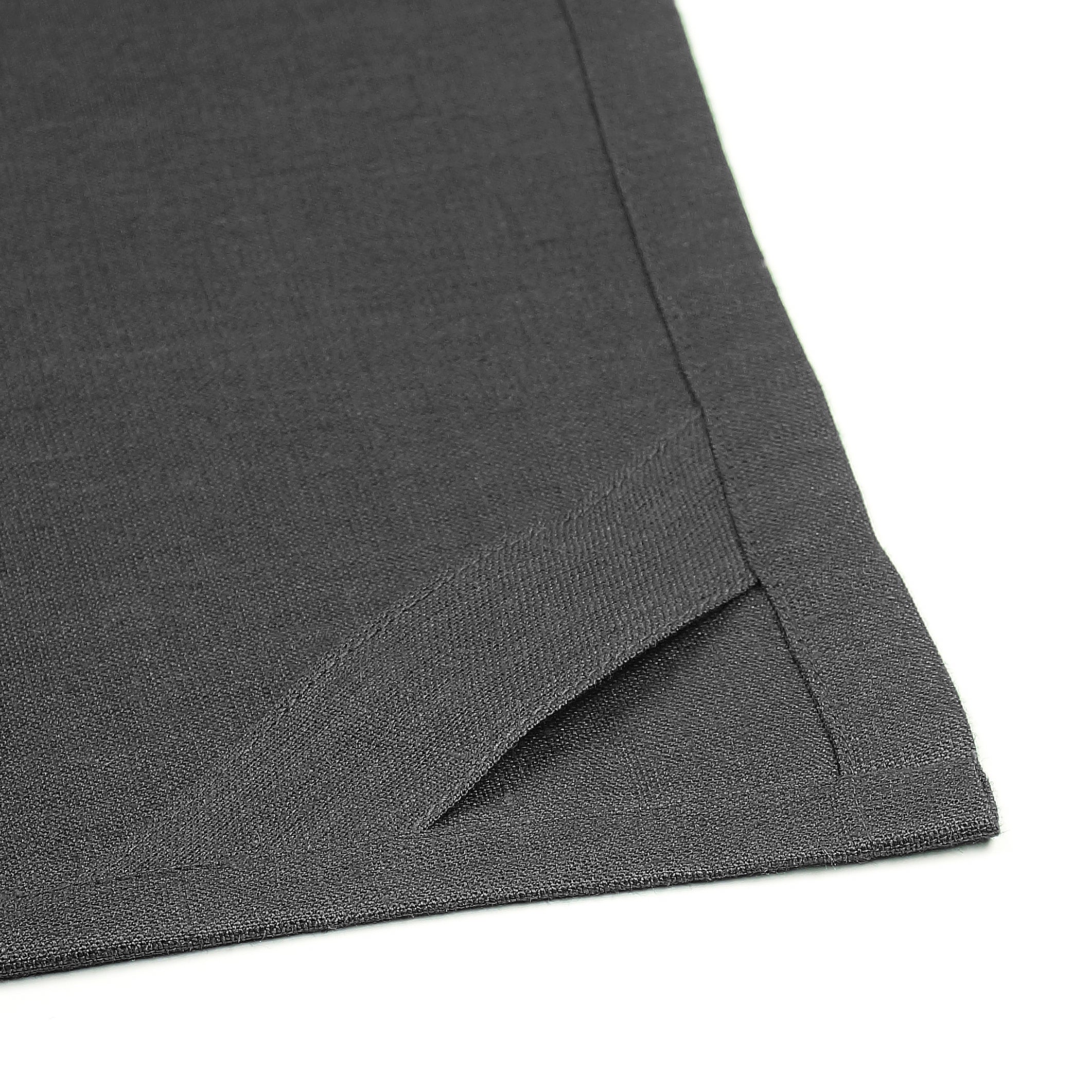 Charcoal Grey Linen Kitchen Towel, 19 x 29 inch, 4 pcs