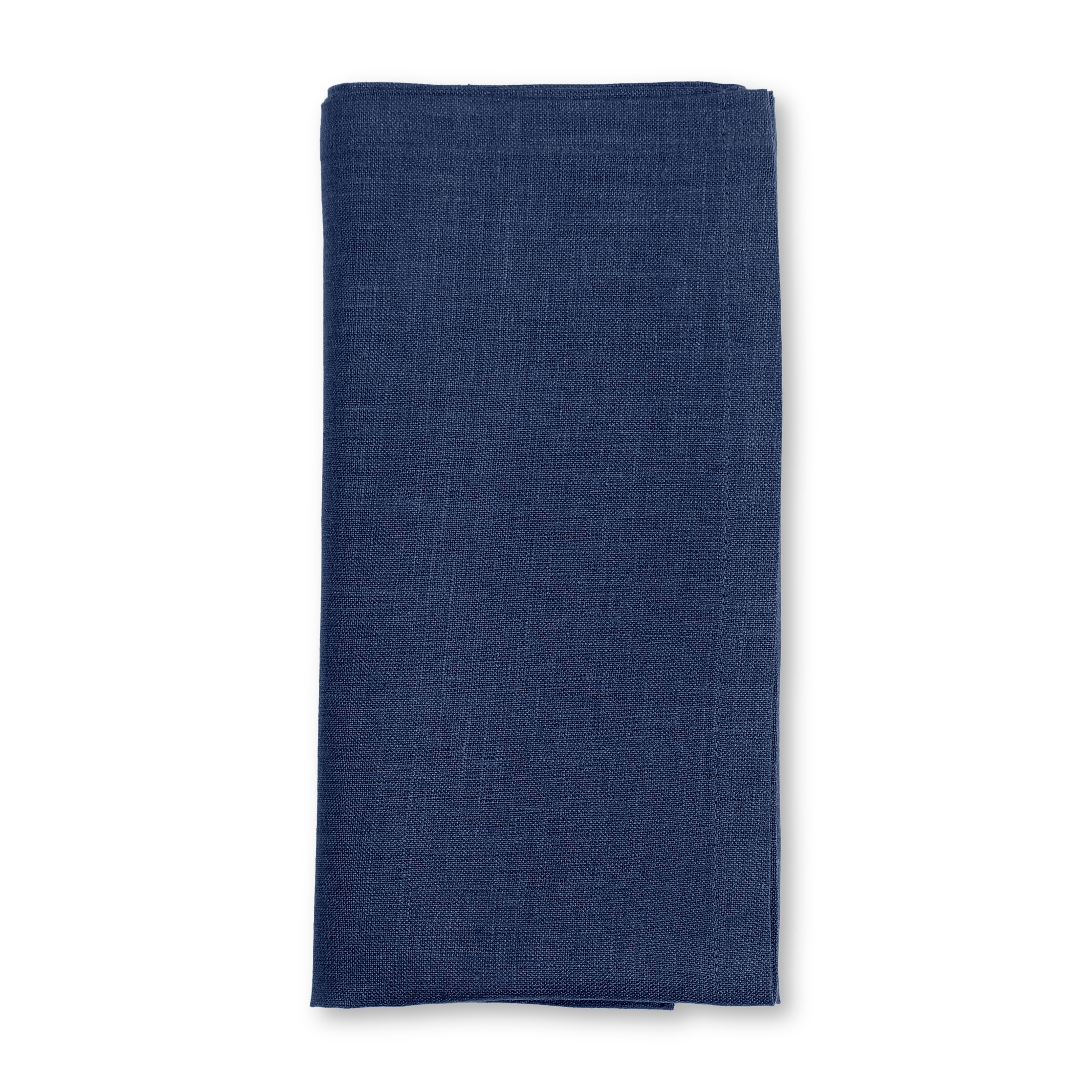 Navy Blue Linen Kitchen Towel, 17 x 26 inch, 3 pcs