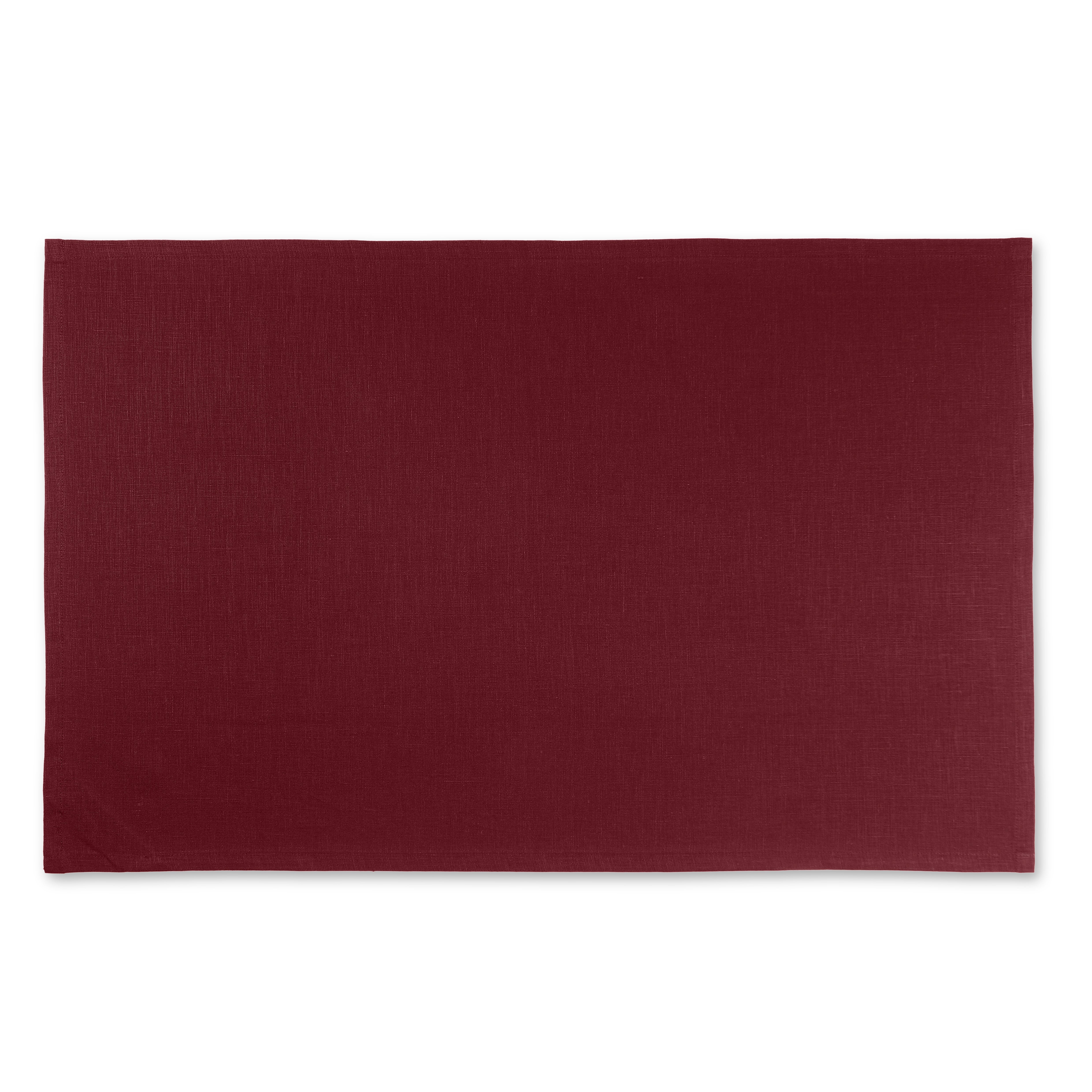 Dark Red Linen Kitchen Towel, 19 x 29 inch, 4 pcs