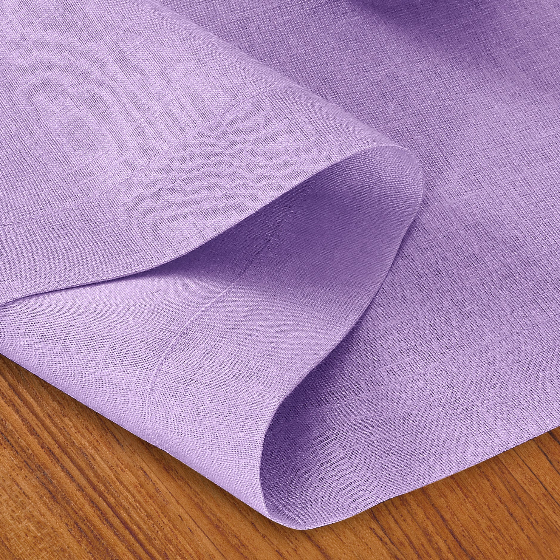 100% Pure Linen Fabric Lavender