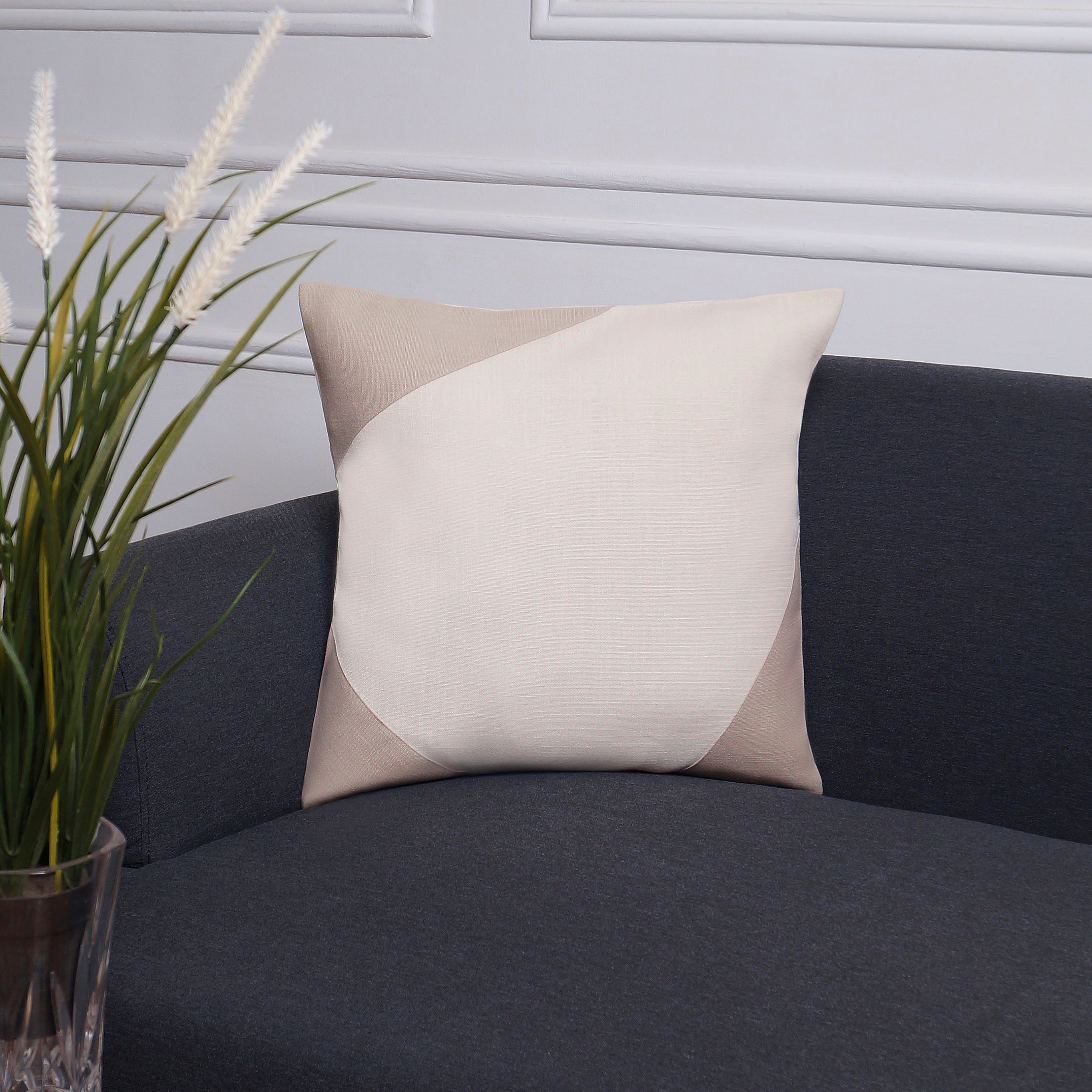 Serendipity Pillow Cover - Ivory and Natural