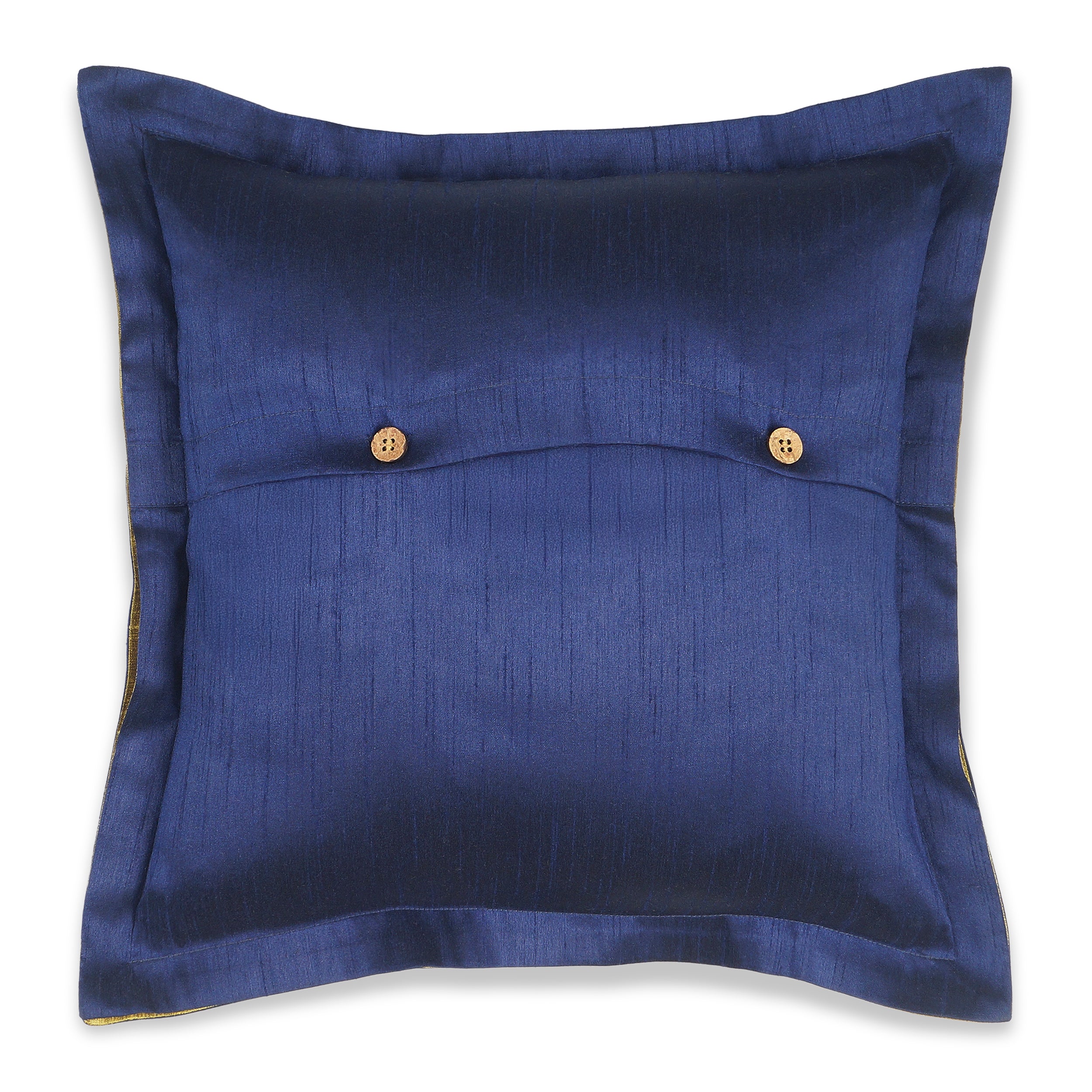 Silque Pillow Cover - Navy Blue