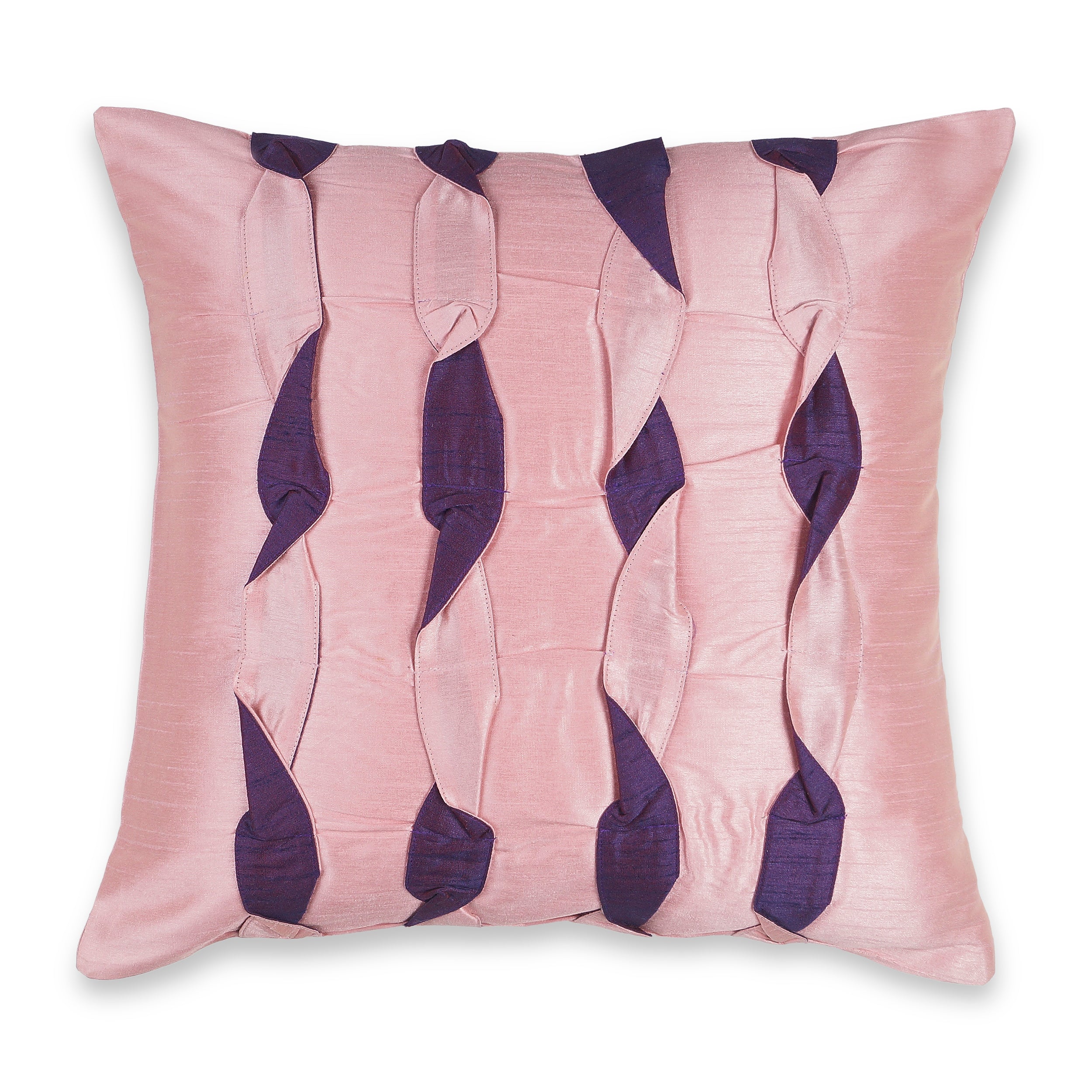 Orchid Wave Pillow Cover - Pink and Purple