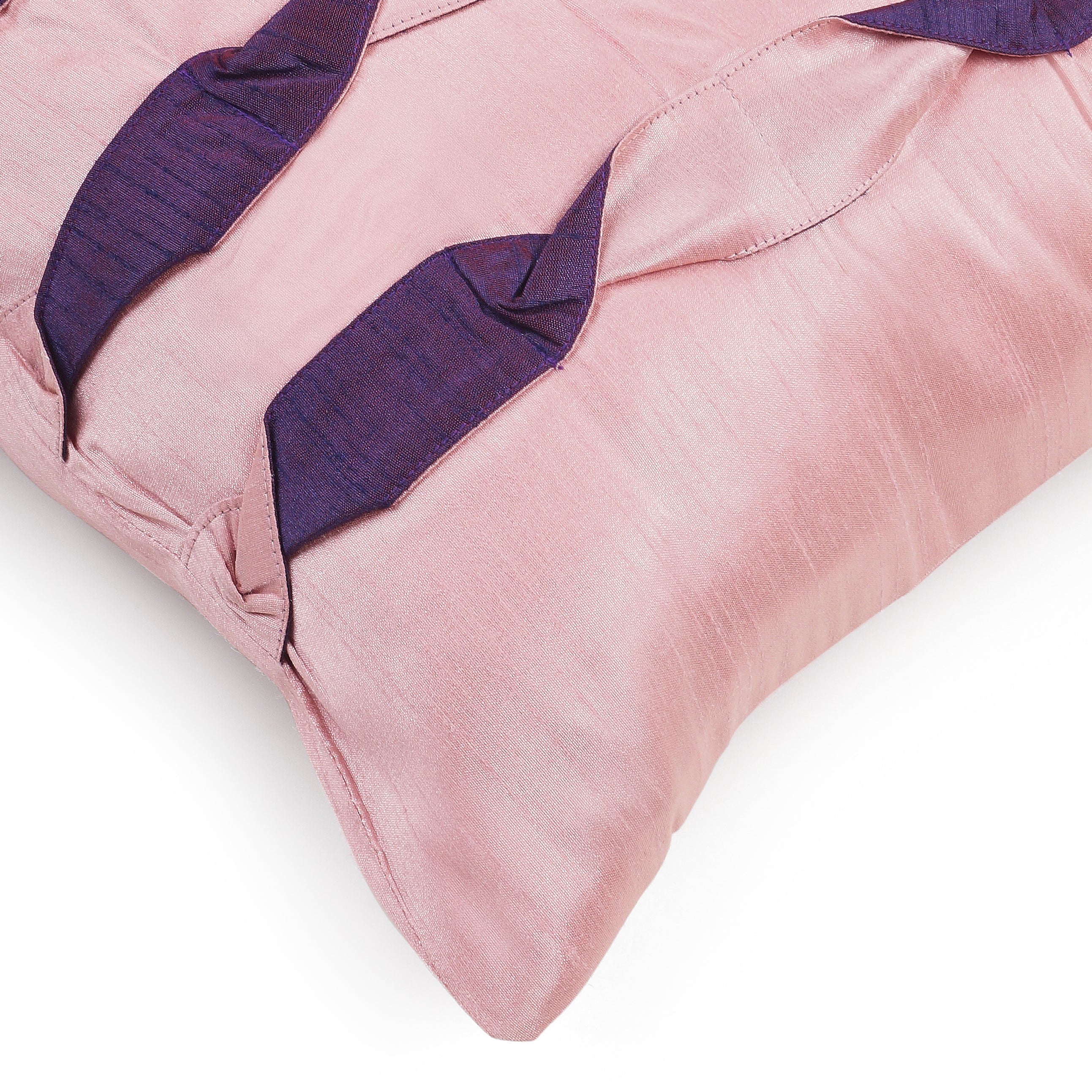 Orchid Wave Pillow Cover - Pink and Purple