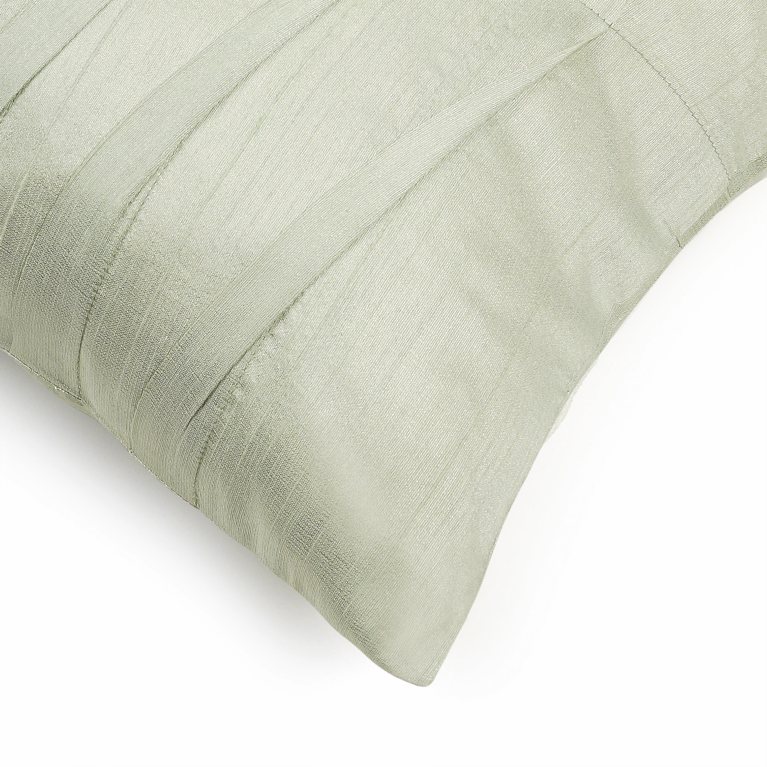 Rippled Harmony Pillow Cover - Sage Green