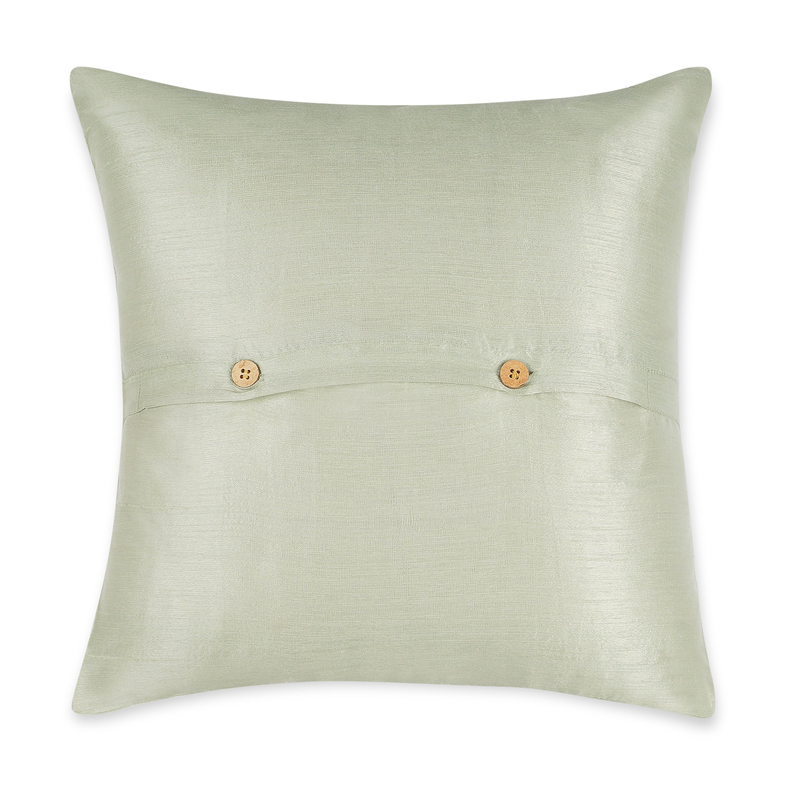 Rippled Harmony Pillow Cover - Sage Green