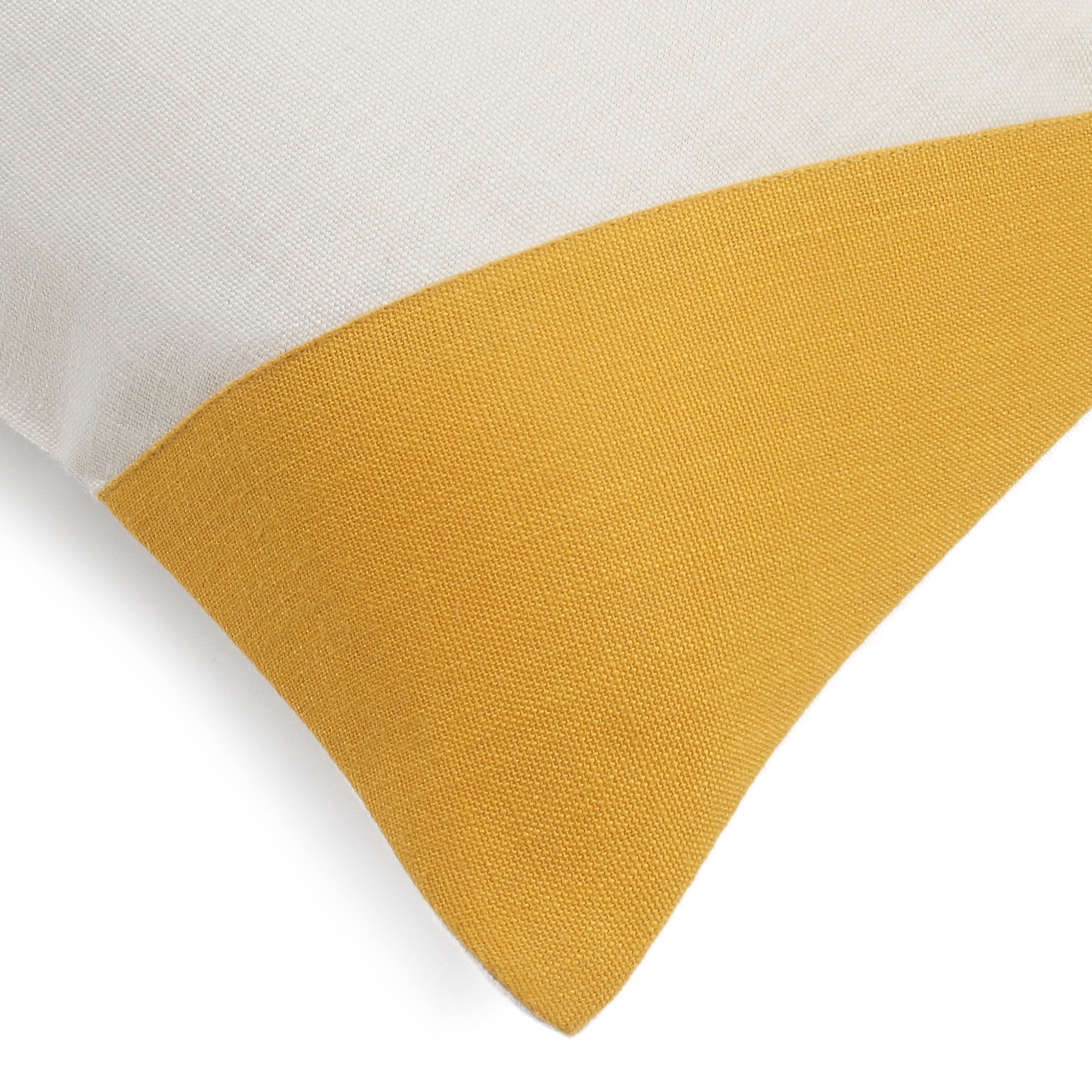 Serendipity Pillow Cover - Ivory and Mustard