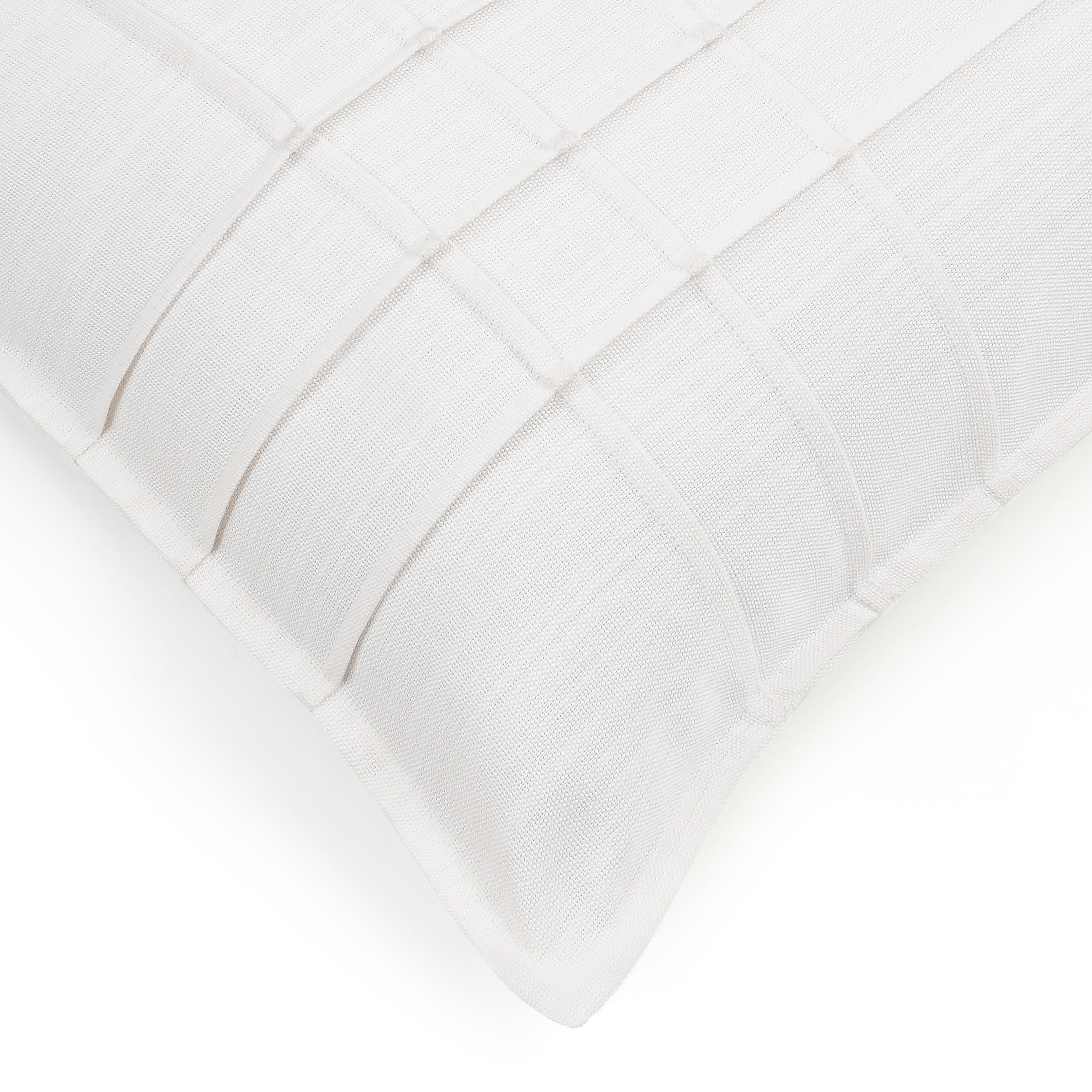 Lattice Pillow Cover - White