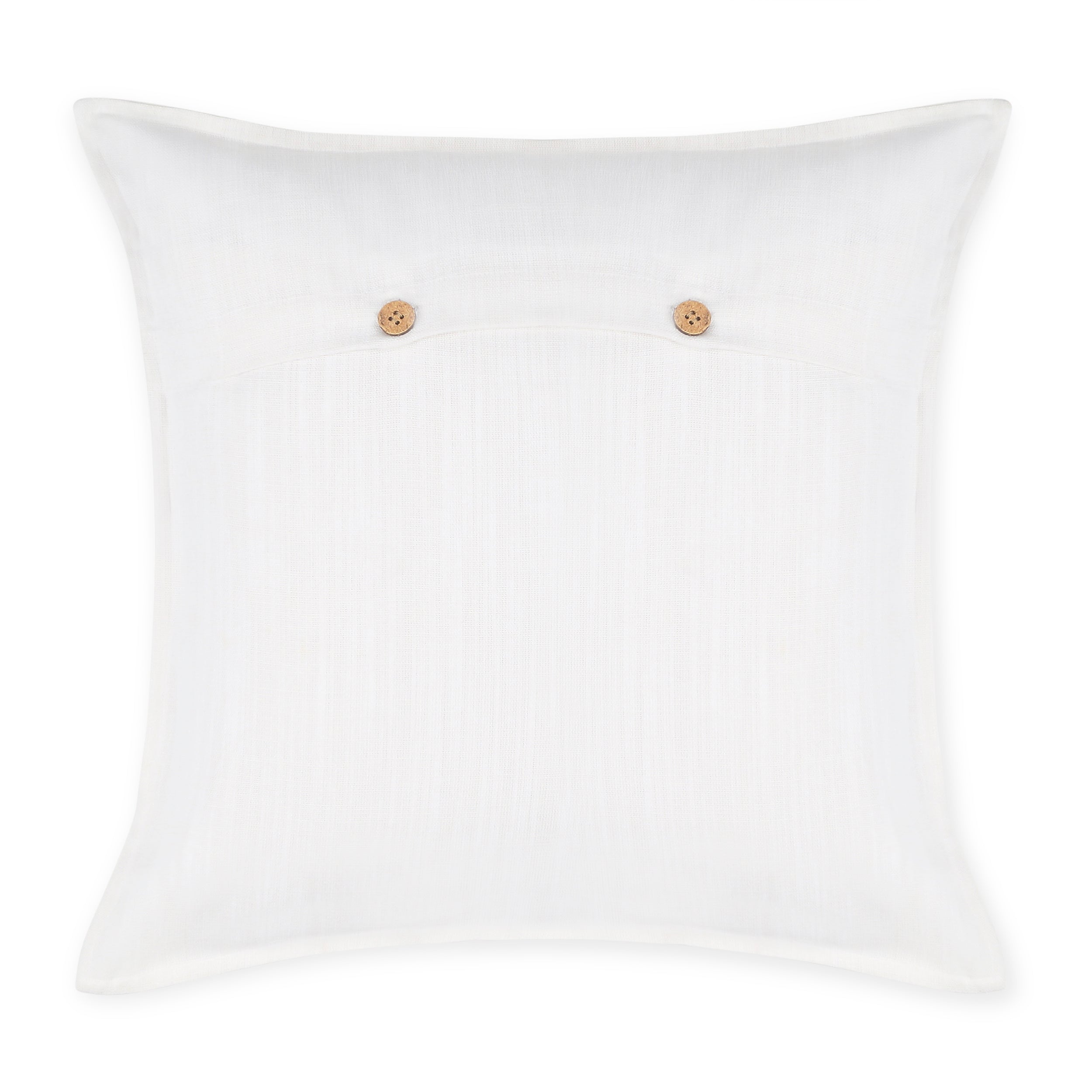 Lattice Pillow Cover - White