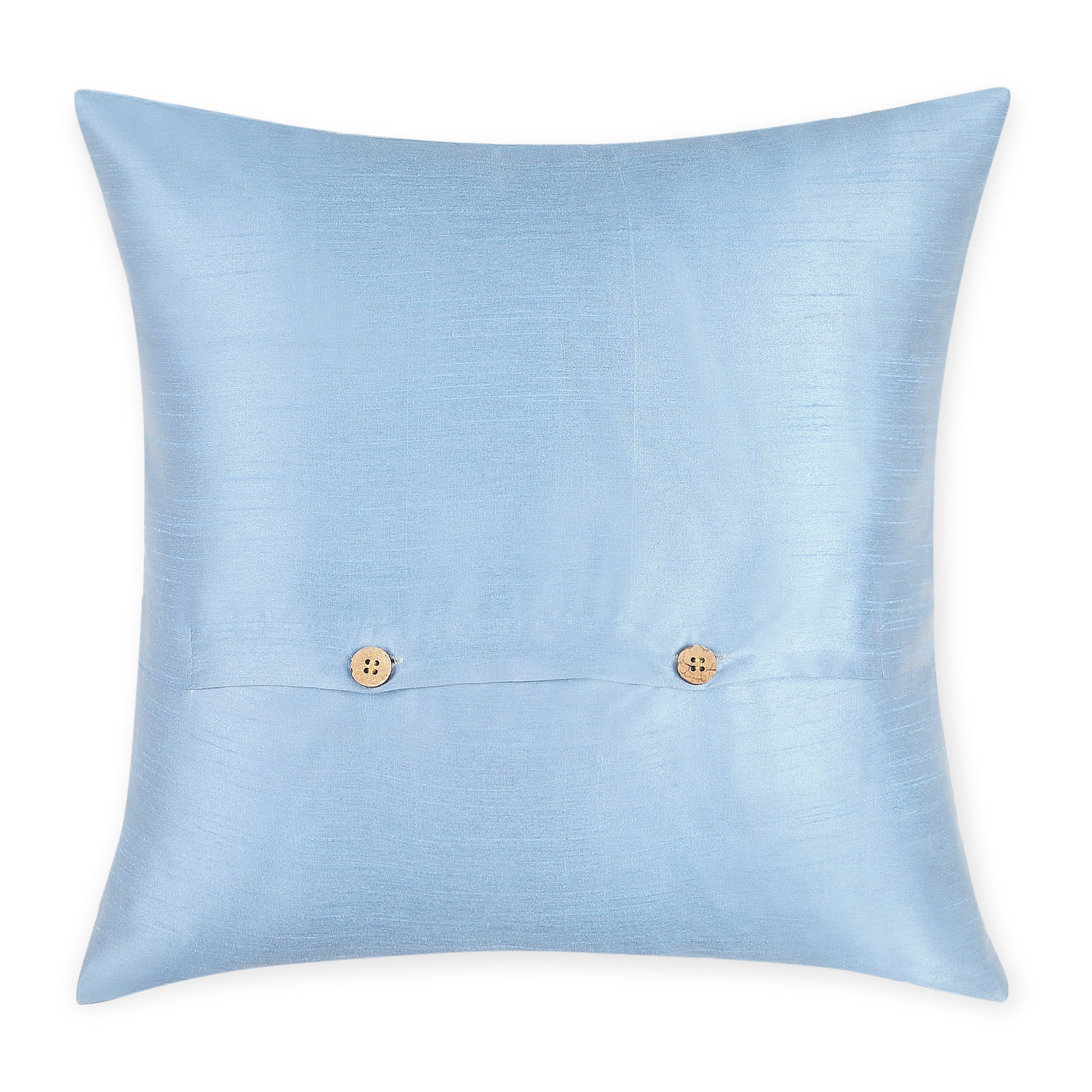 Rippled Harmony Pillow Cover - Blue