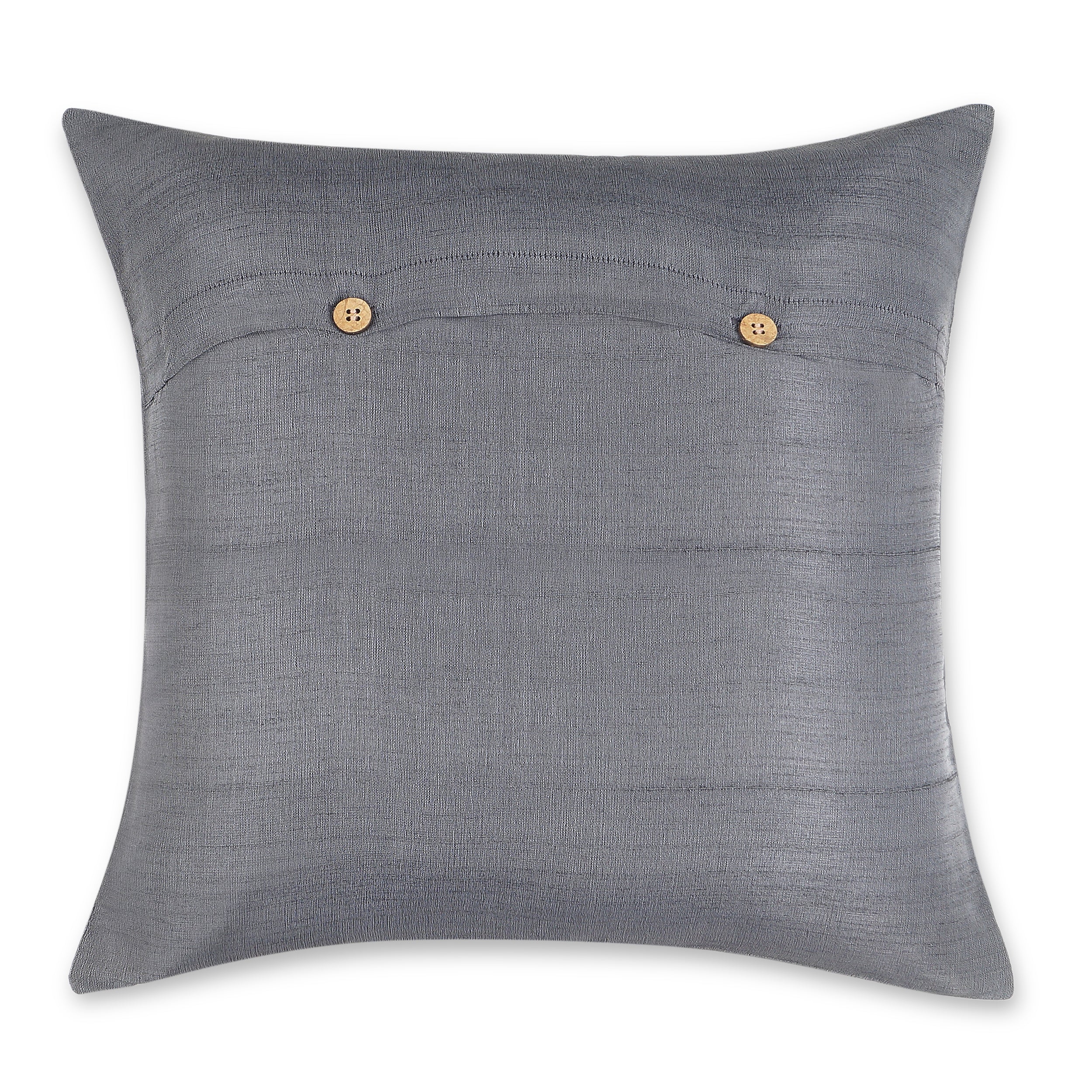 Lustra Pillow Cover - Charcoal Grey and Rust