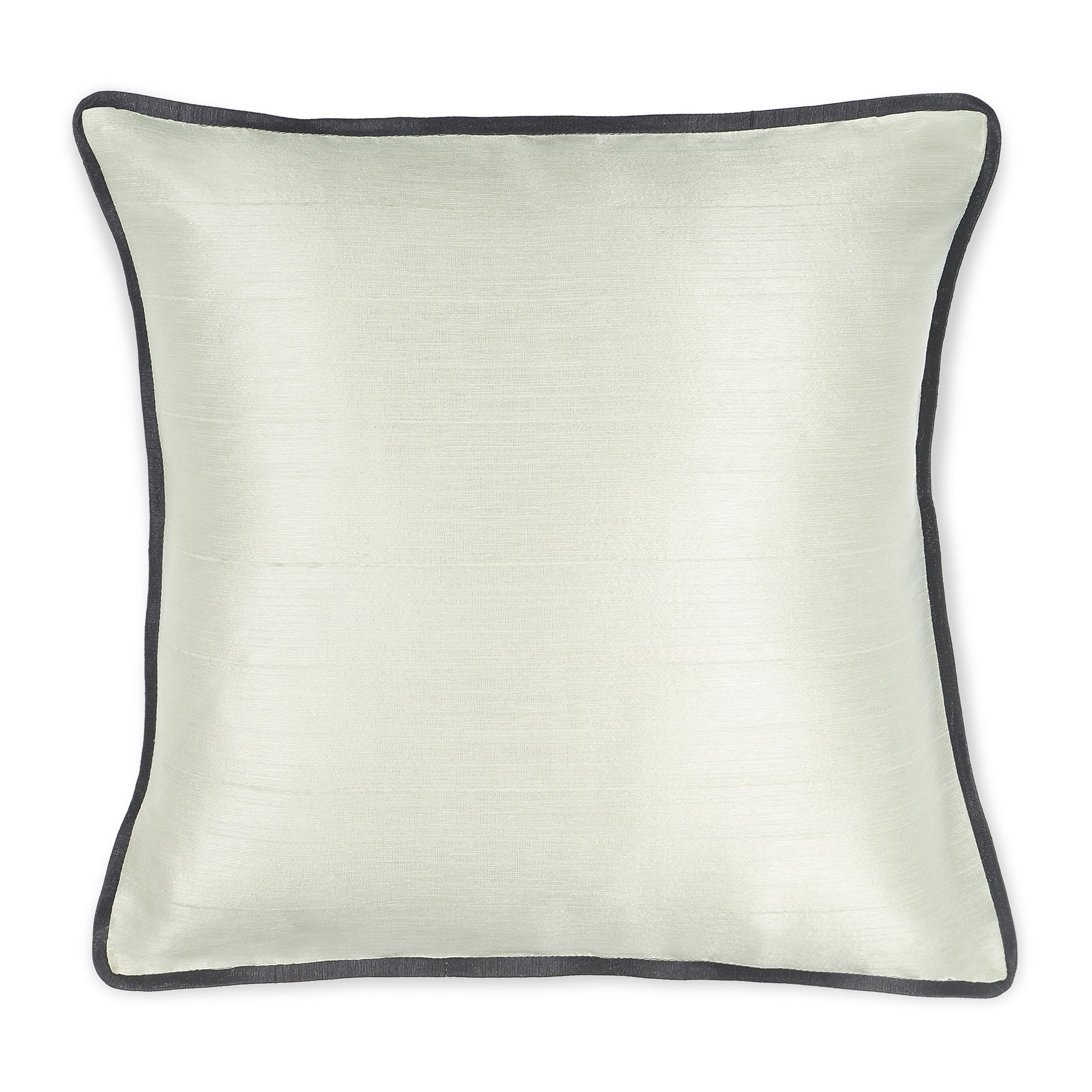 Frostine Pillow Cover - Sage Green and Charcoal Grey