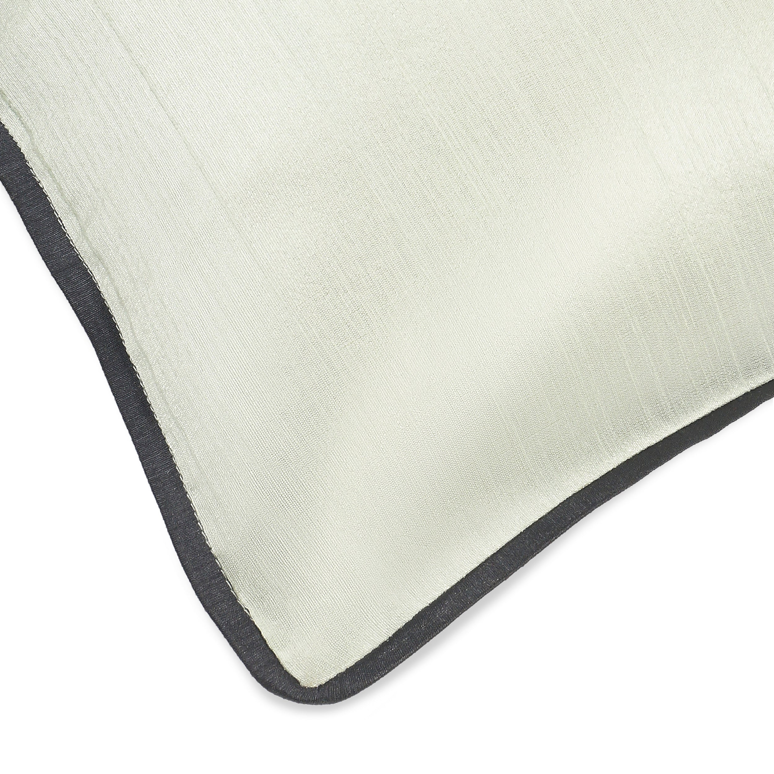 Frostine Pillow Cover - Sage Green and Charcoal Grey