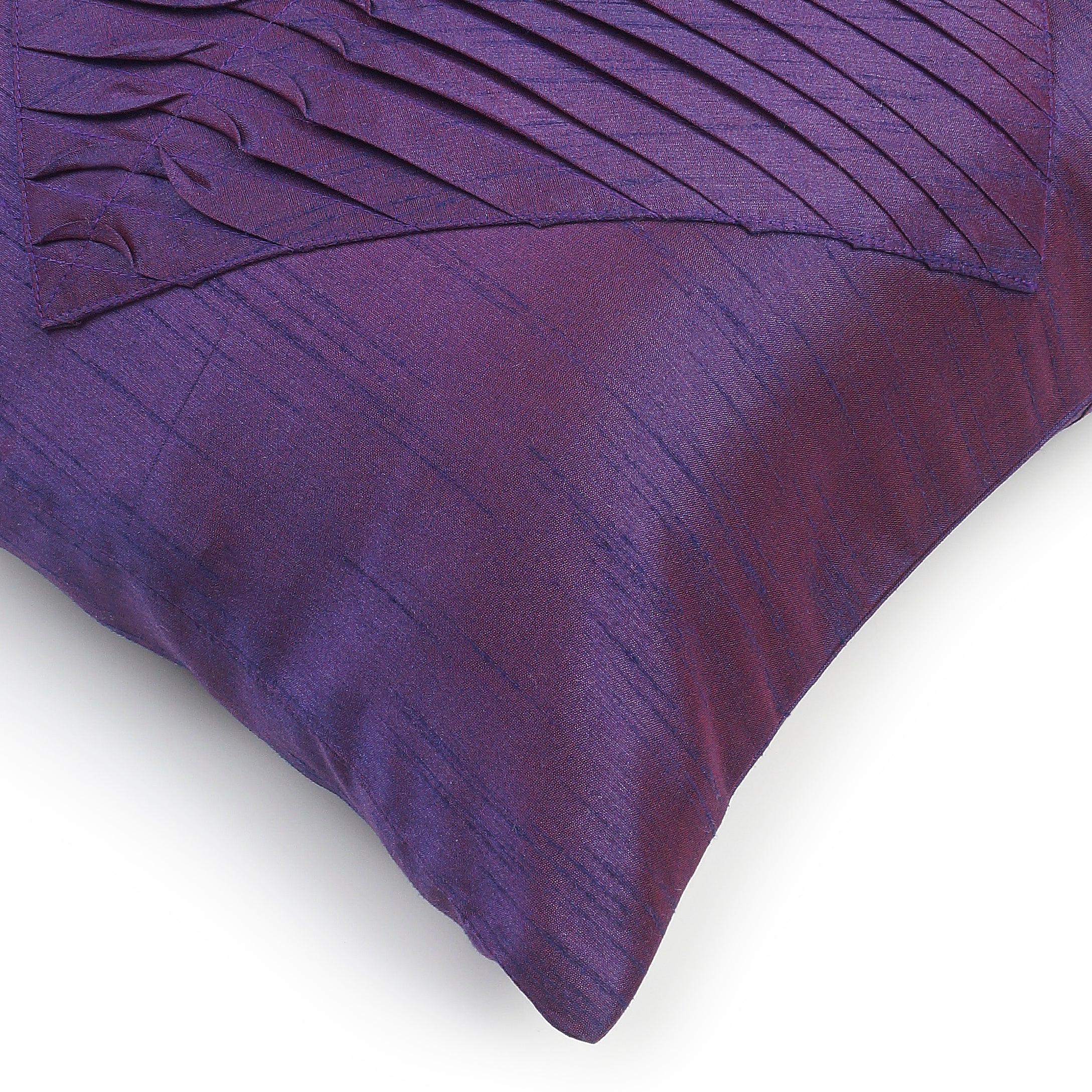 Prism Weave Pillow Cover - Purple