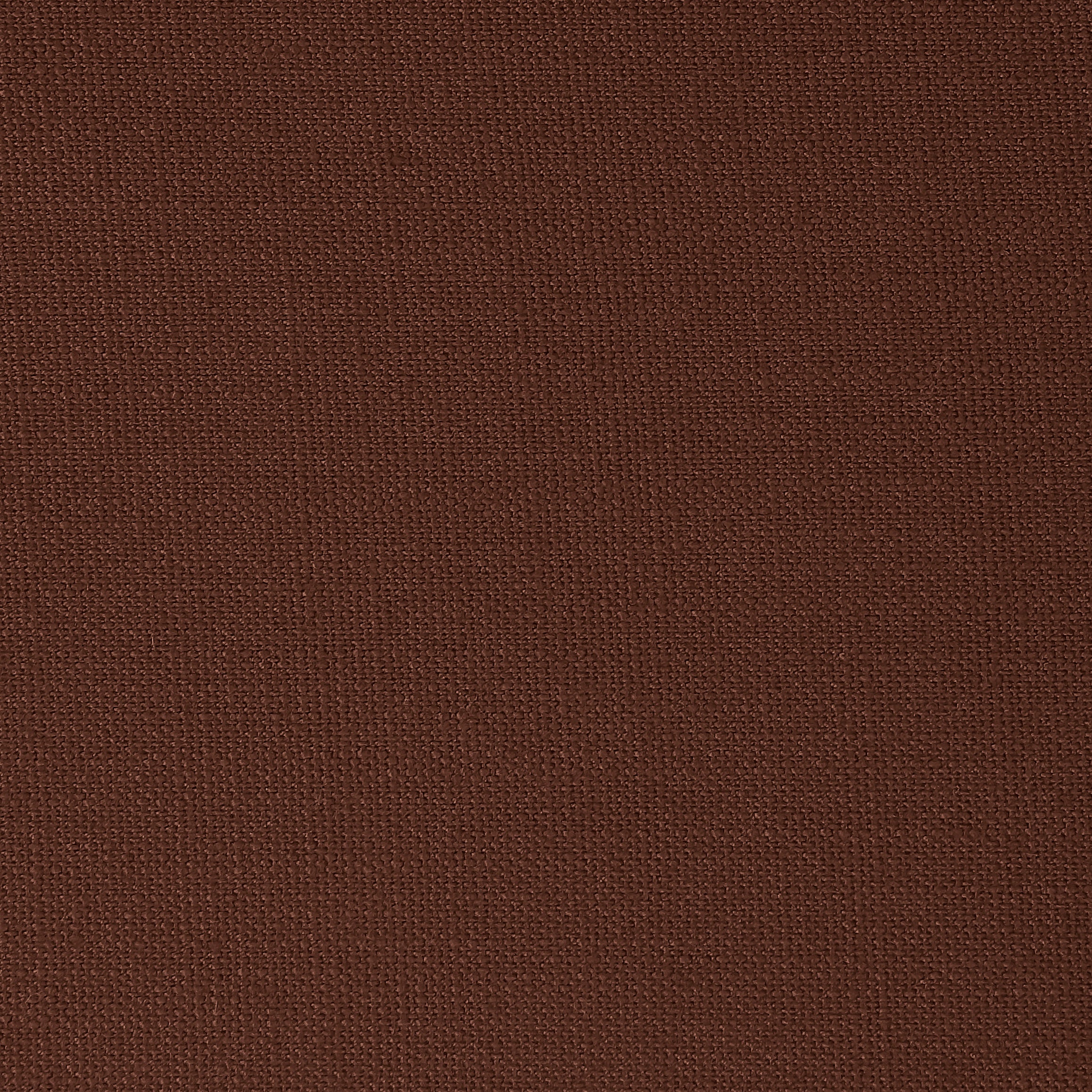 Brown Faux Linen Curtain