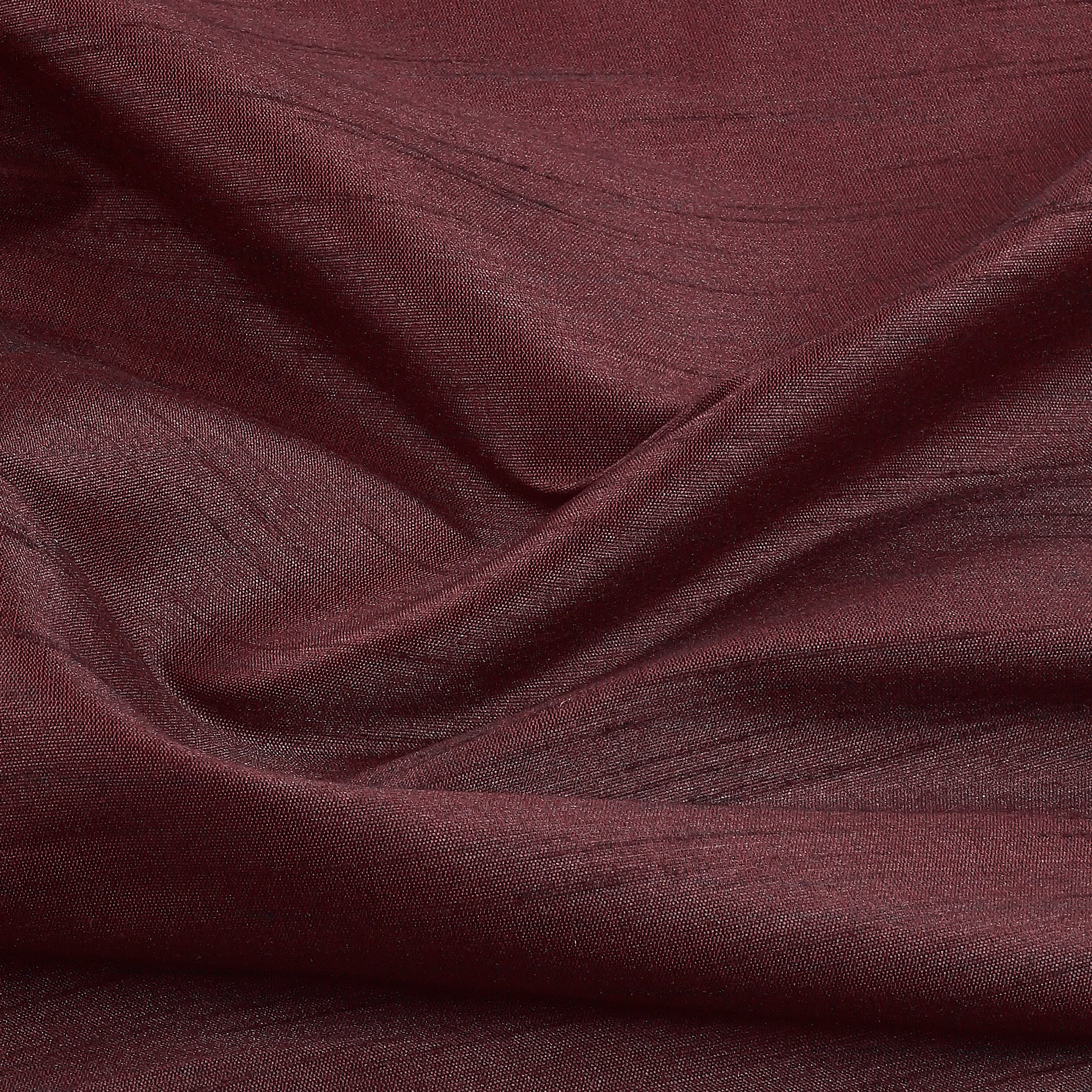 Wine Red Vegan Silk Curtain