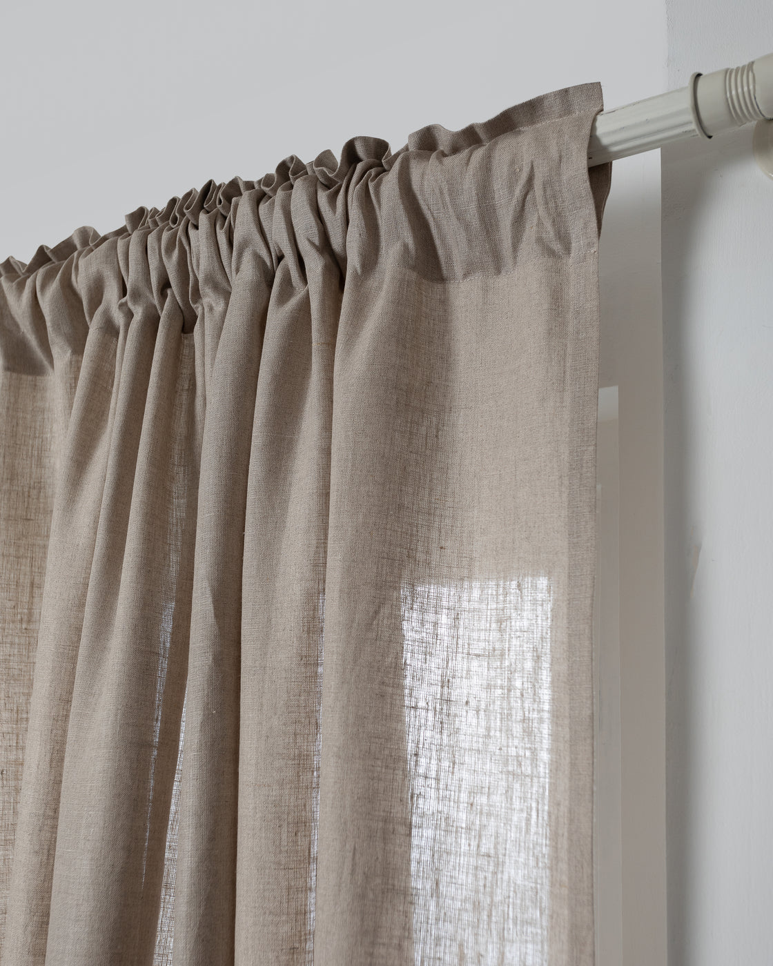 Natural Linen Curtain | Set of 2