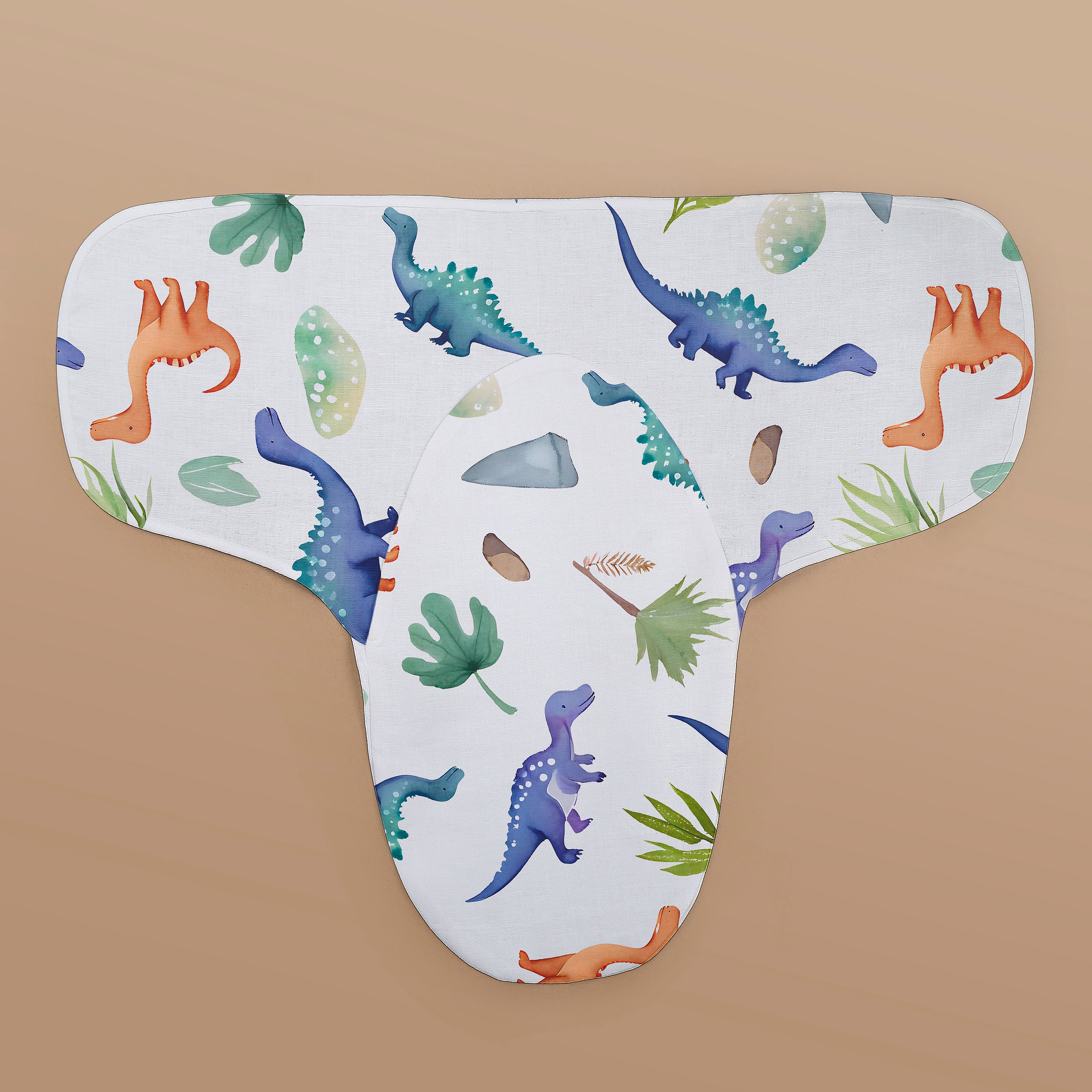 Jurassic Joy Swaddle Wrap, 0-3 Months, Pack of 2