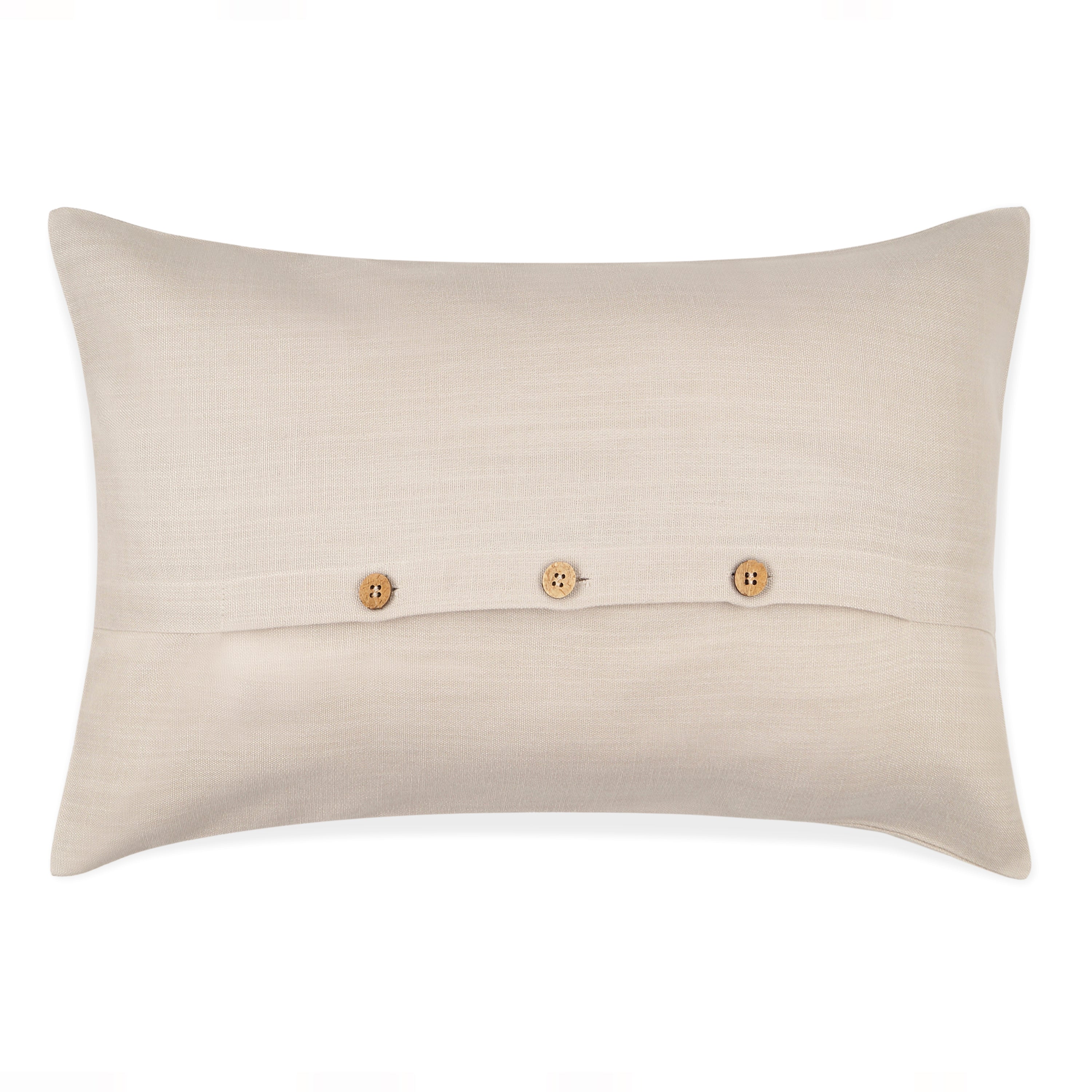 Verto Pillow Cover Rectangle - Natural and Light Natural