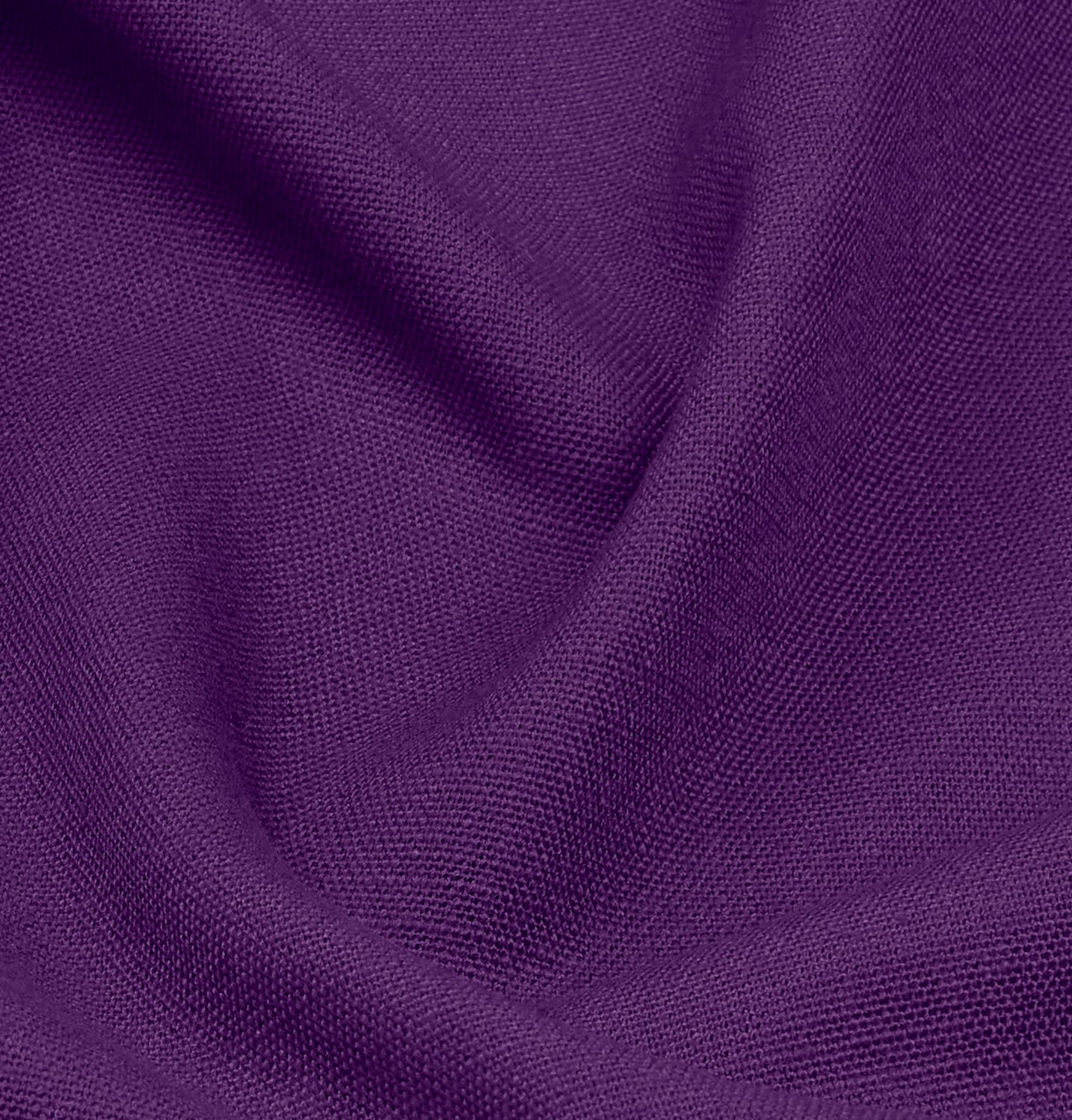 Purple Tablecloth, Faux Linen, Mitered Corner