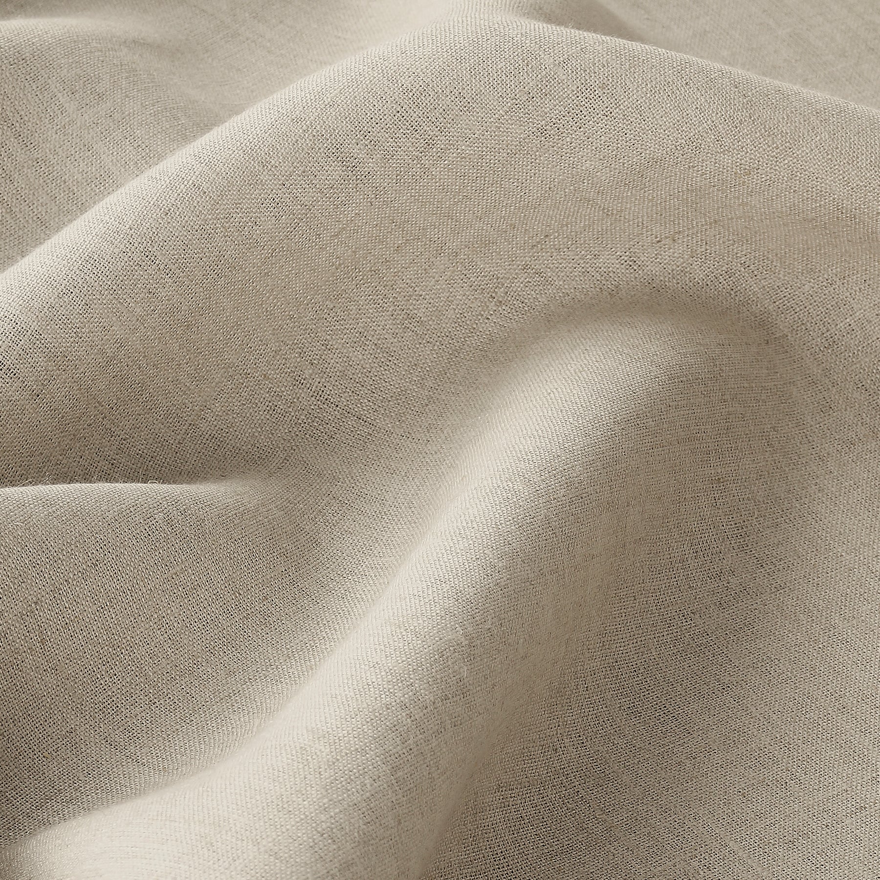 Natural Linen Tablecloth, Hemmed