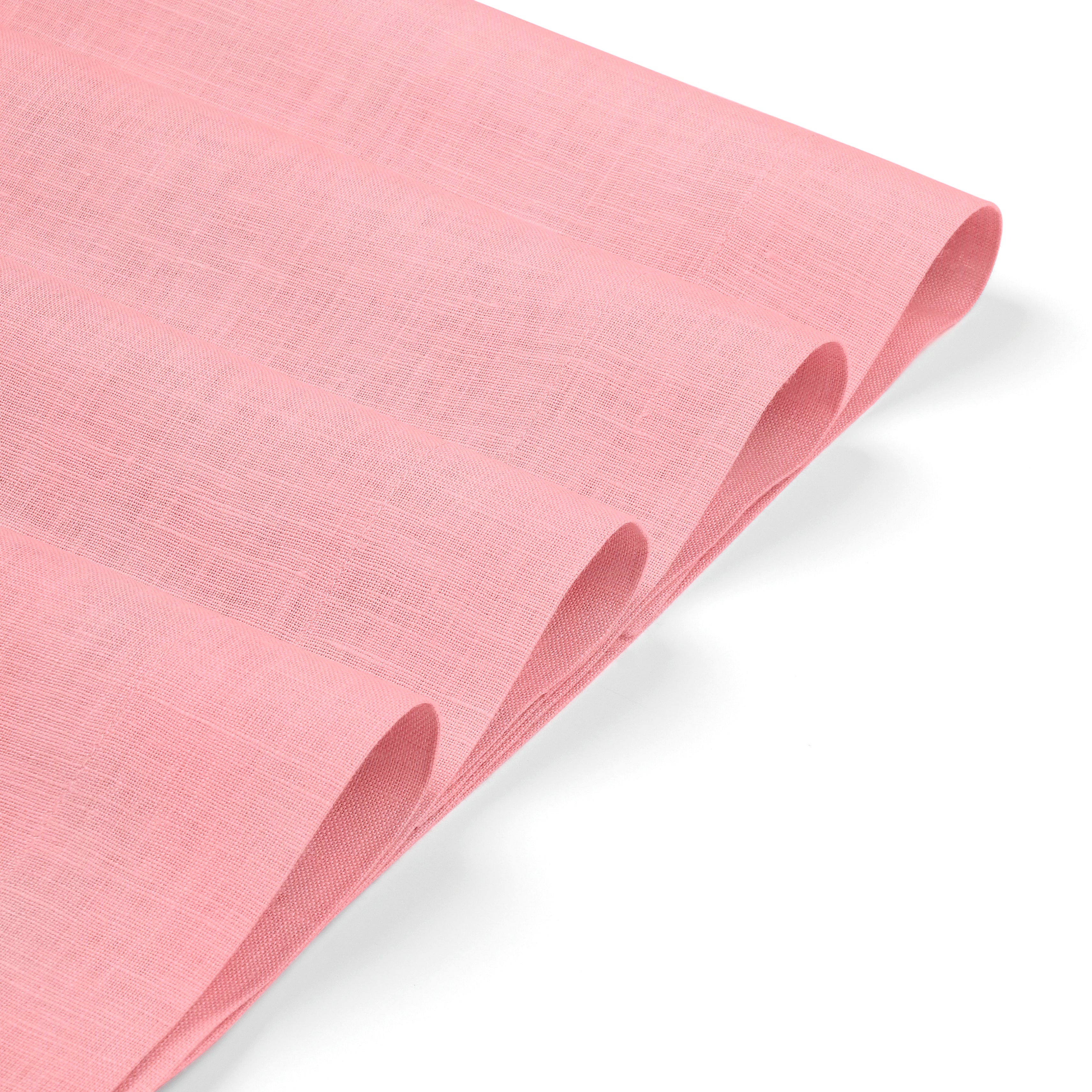 Dusty Pink Linen Placemats, Hemmed, 14 x 19 inch, 4 pcs