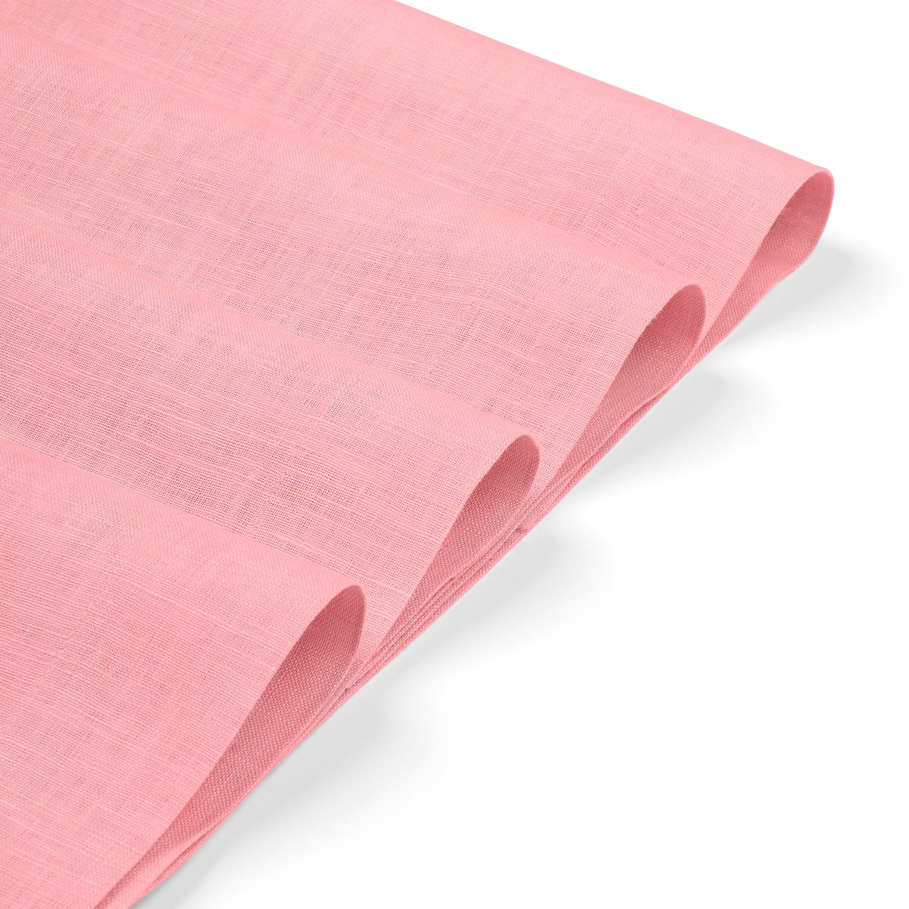Dusty Pink Linen Placemats 14 x 19 Inch Set of 4 - Hemmed
