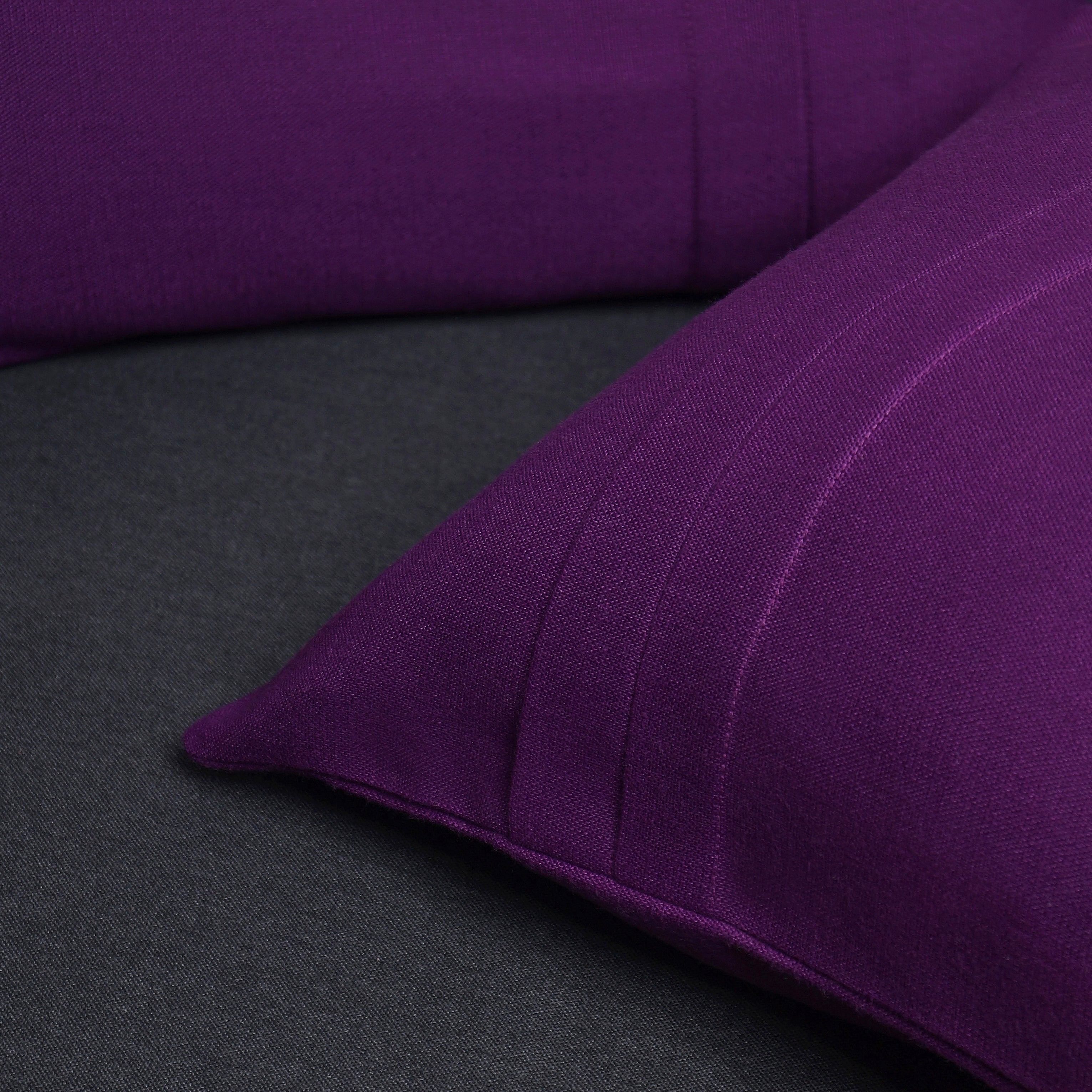 Linear Bliss Pillow Cover Rectangle - Purple