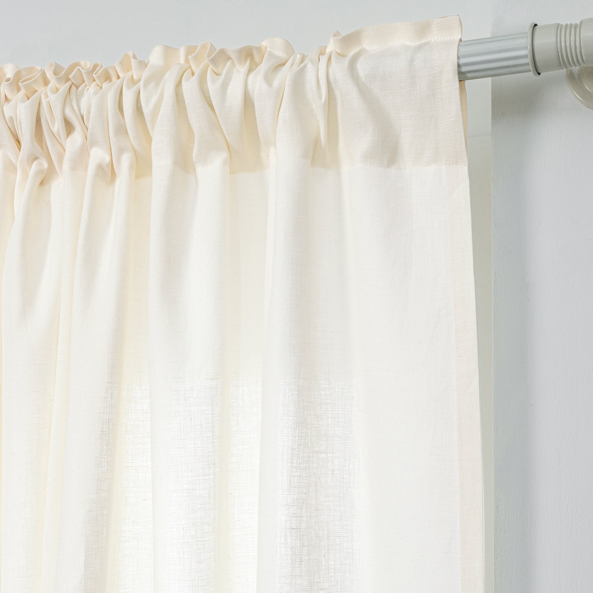 Ivory Linen Curtain