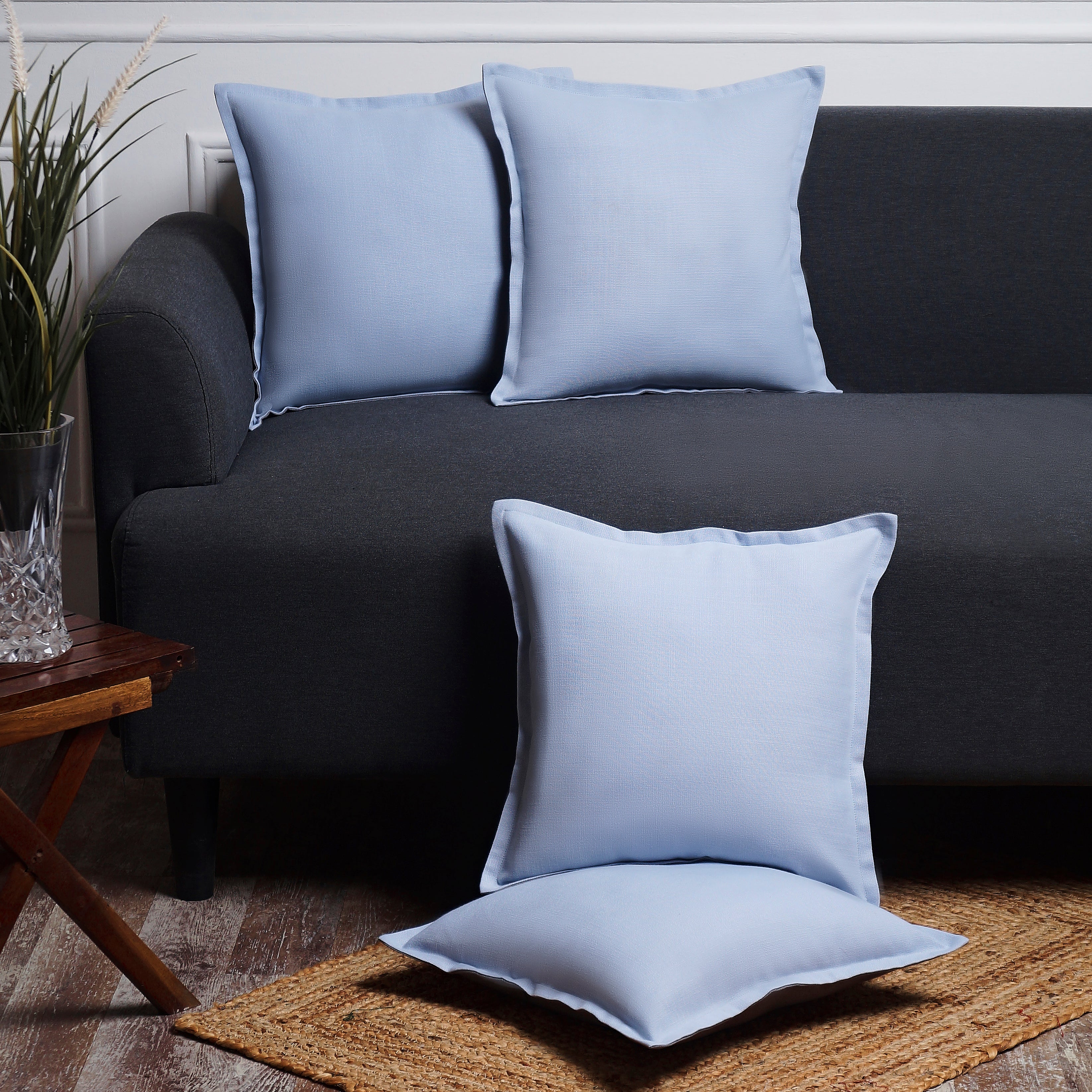 Bliss Pillow Cover - Light Blue