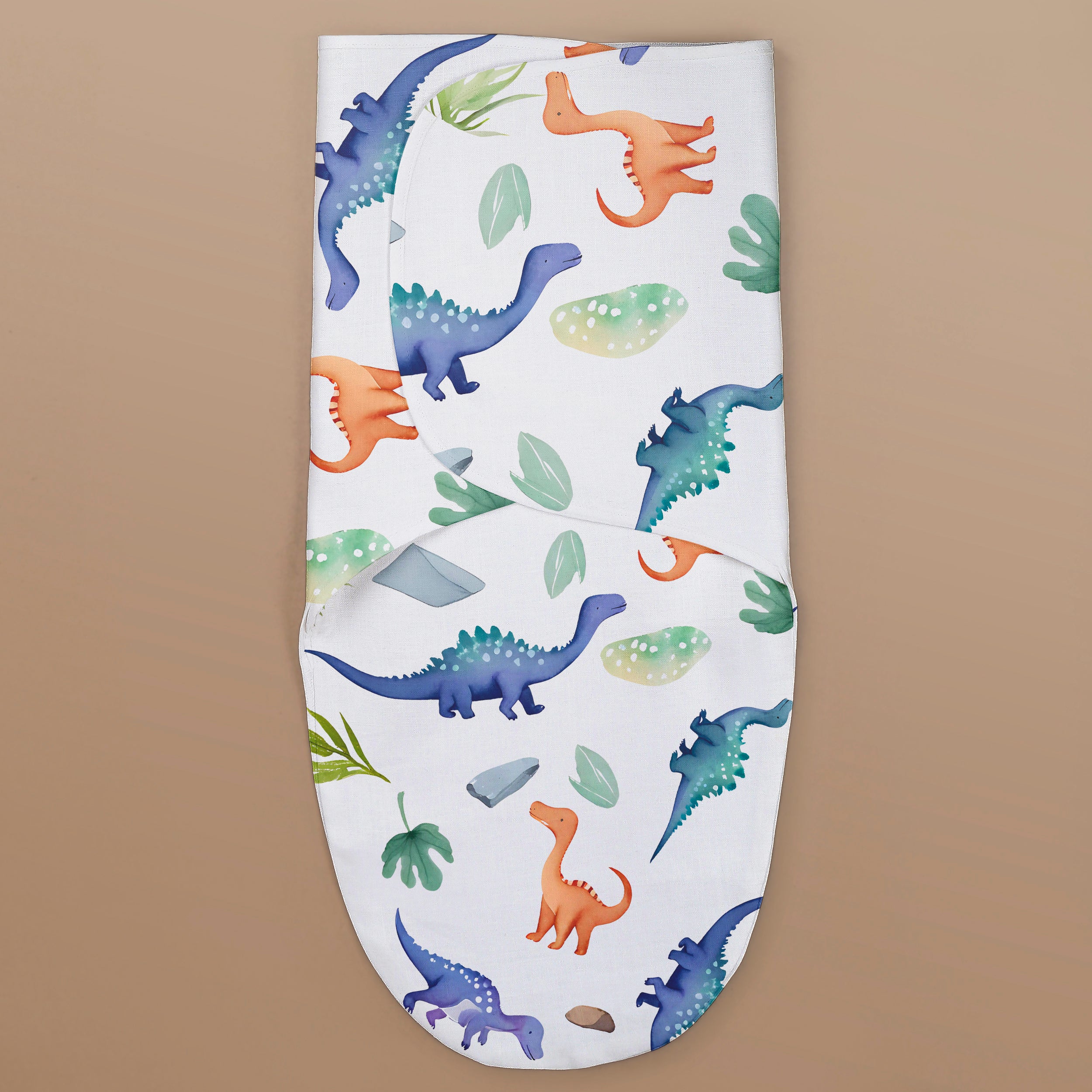 Jurassic Joy Swaddle Wrap, 0-3 Months, Pack of 2