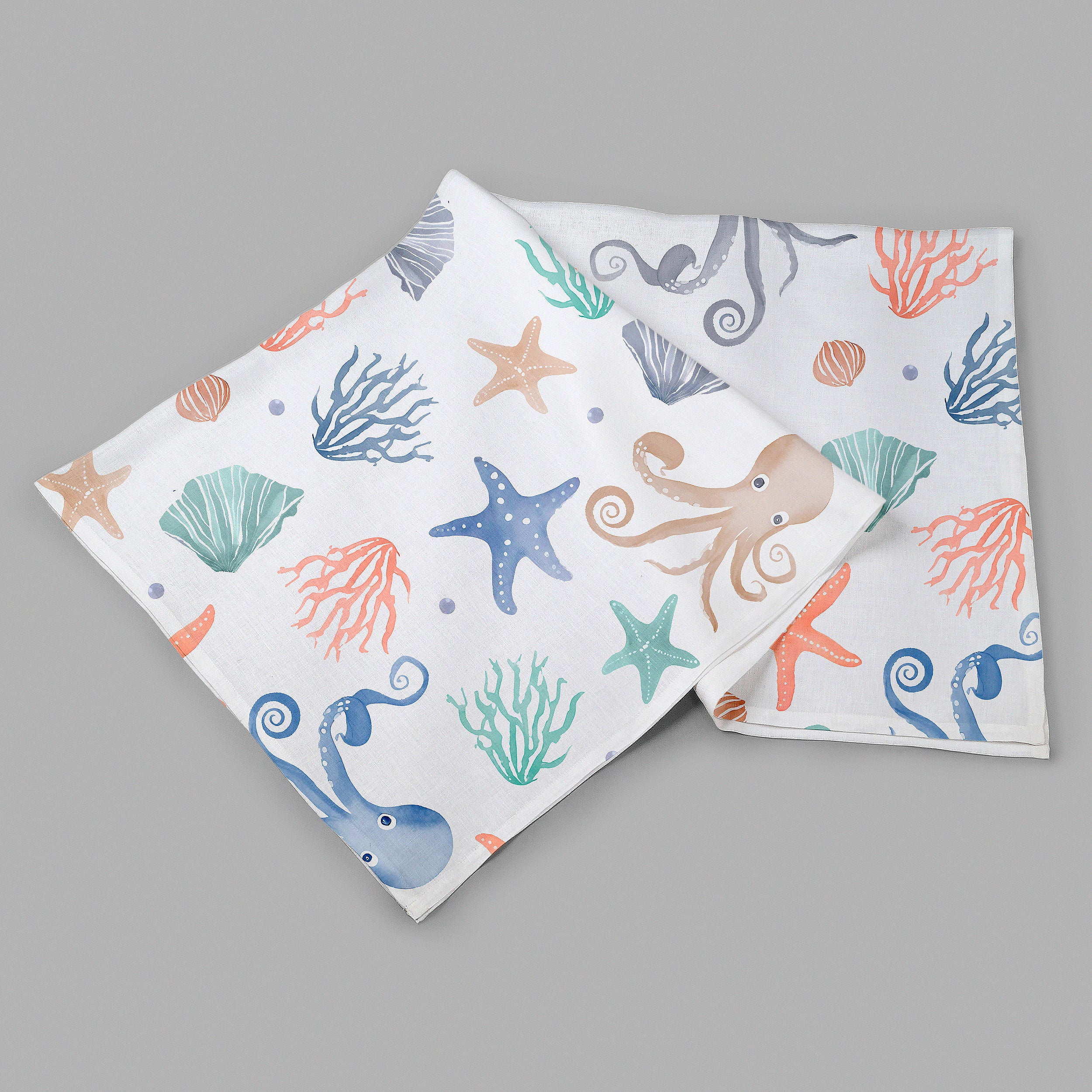 Aqua Haven Blanket, 47 x 47 inch, Pack of 2
