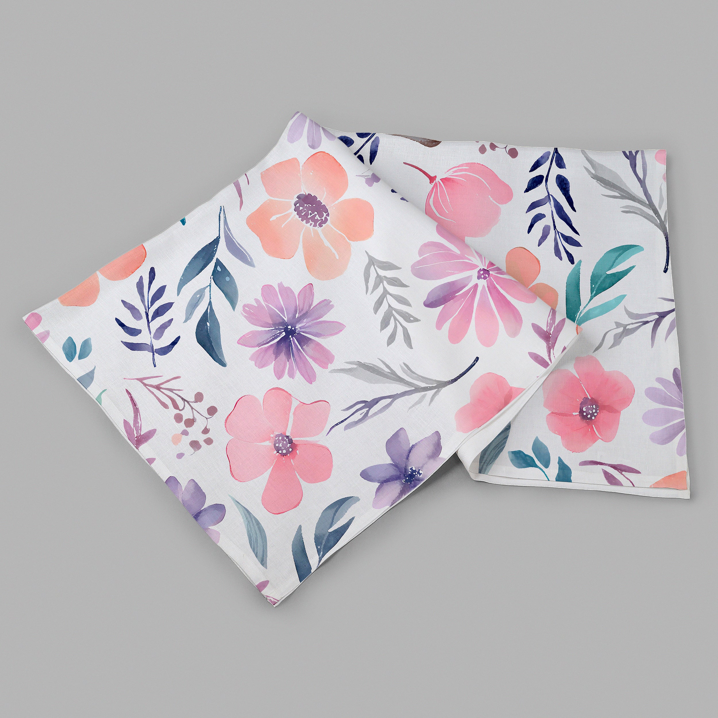 Wildflower Wrap Blanket, 47 x 47 inch, Pack of 2