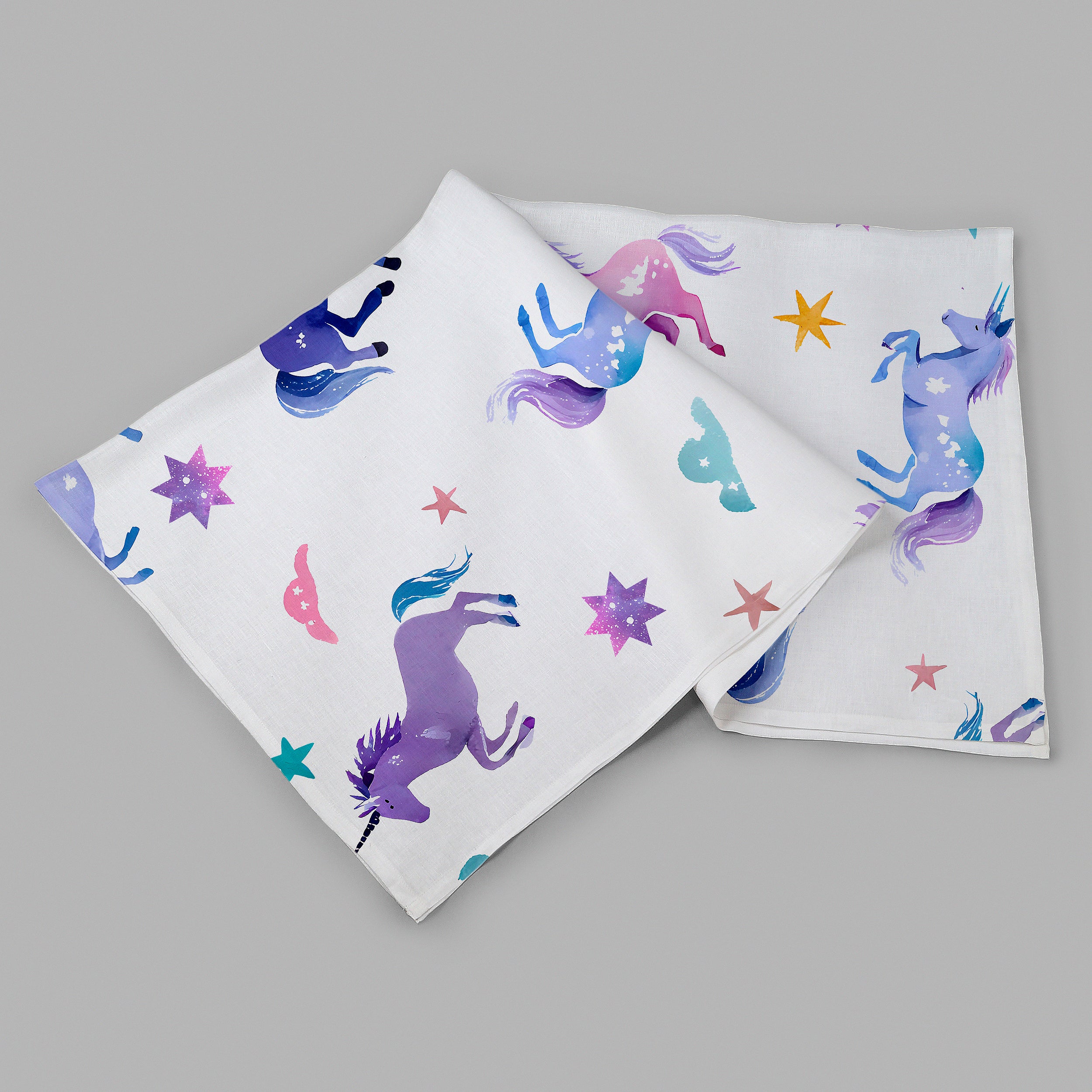 Unicorn Whimsy Blanket, 47 x 47 inch, Pack of 2