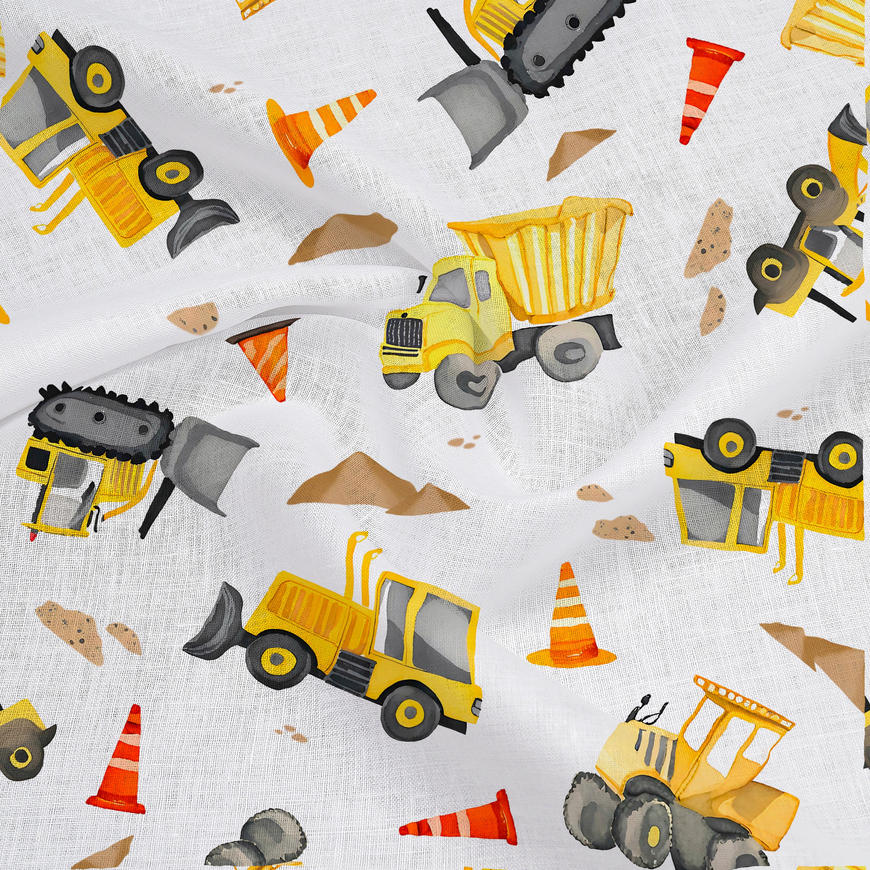 Dozer Dreams Blanket, 47 x 47 inch, Pack of 2