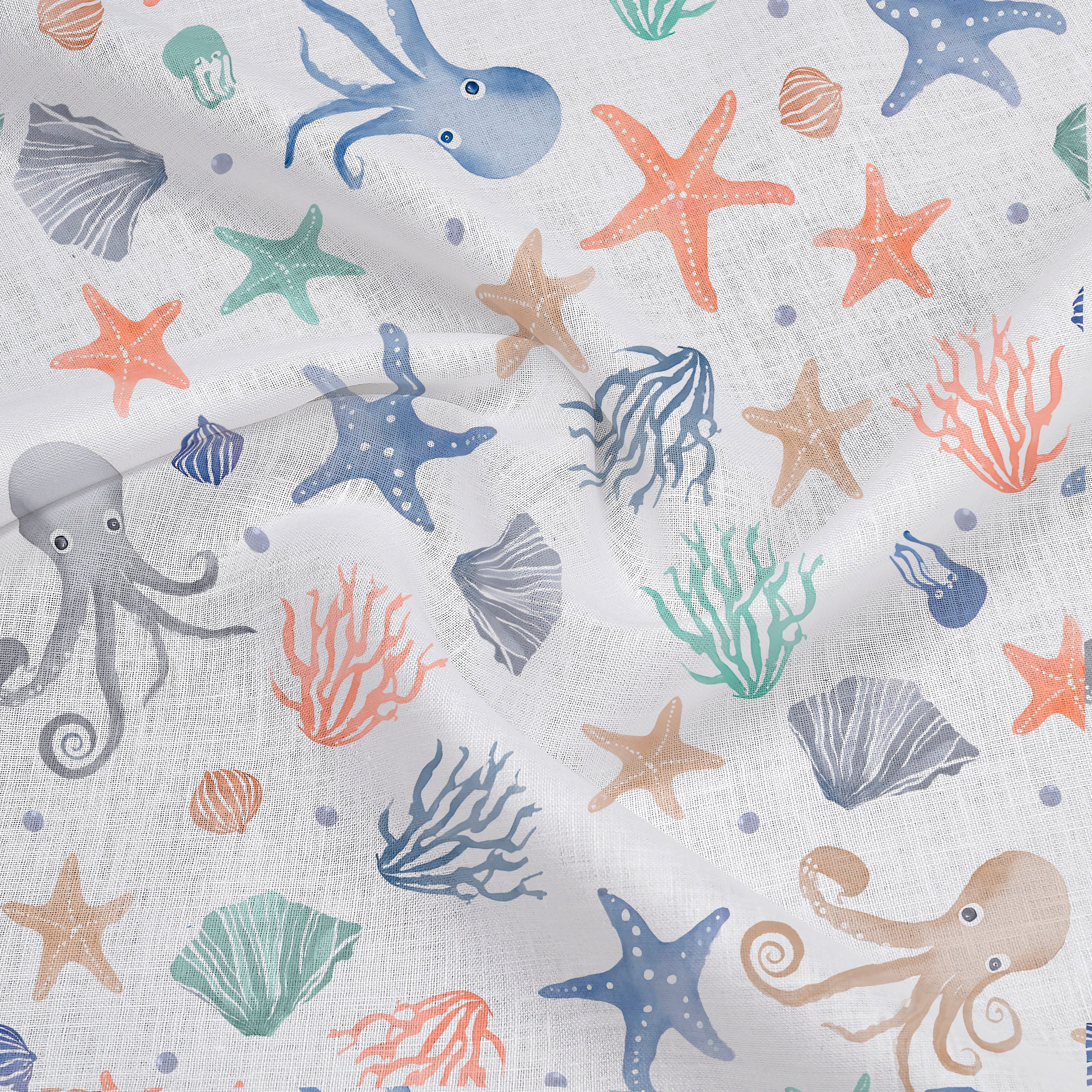 Aqua Haven Blanket, 47 x 47 inch, Pack of 2