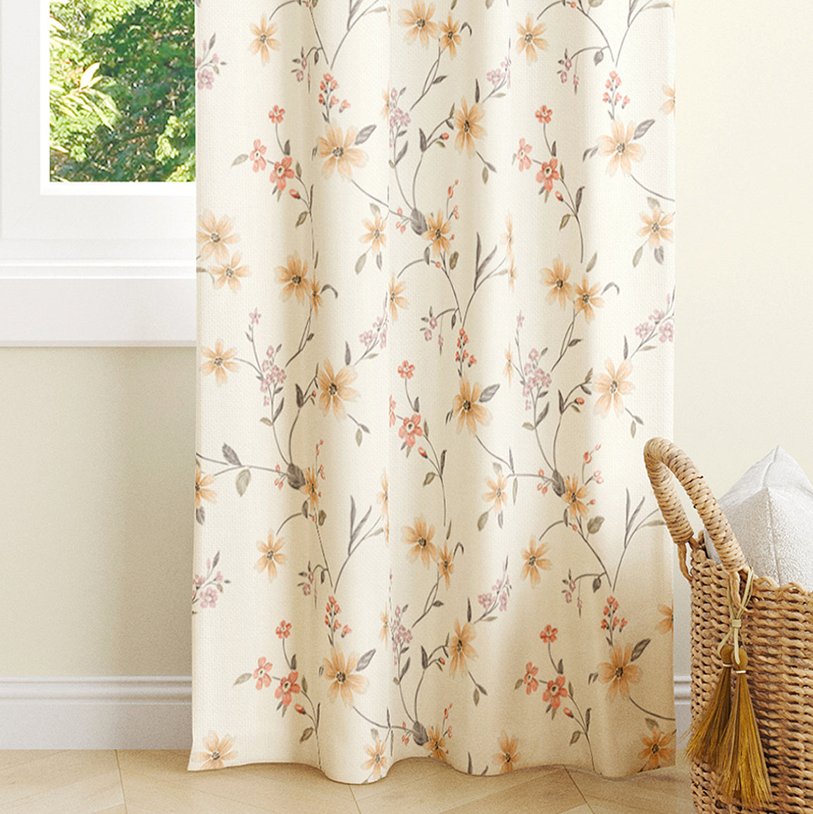 Floral Elegance Curtain